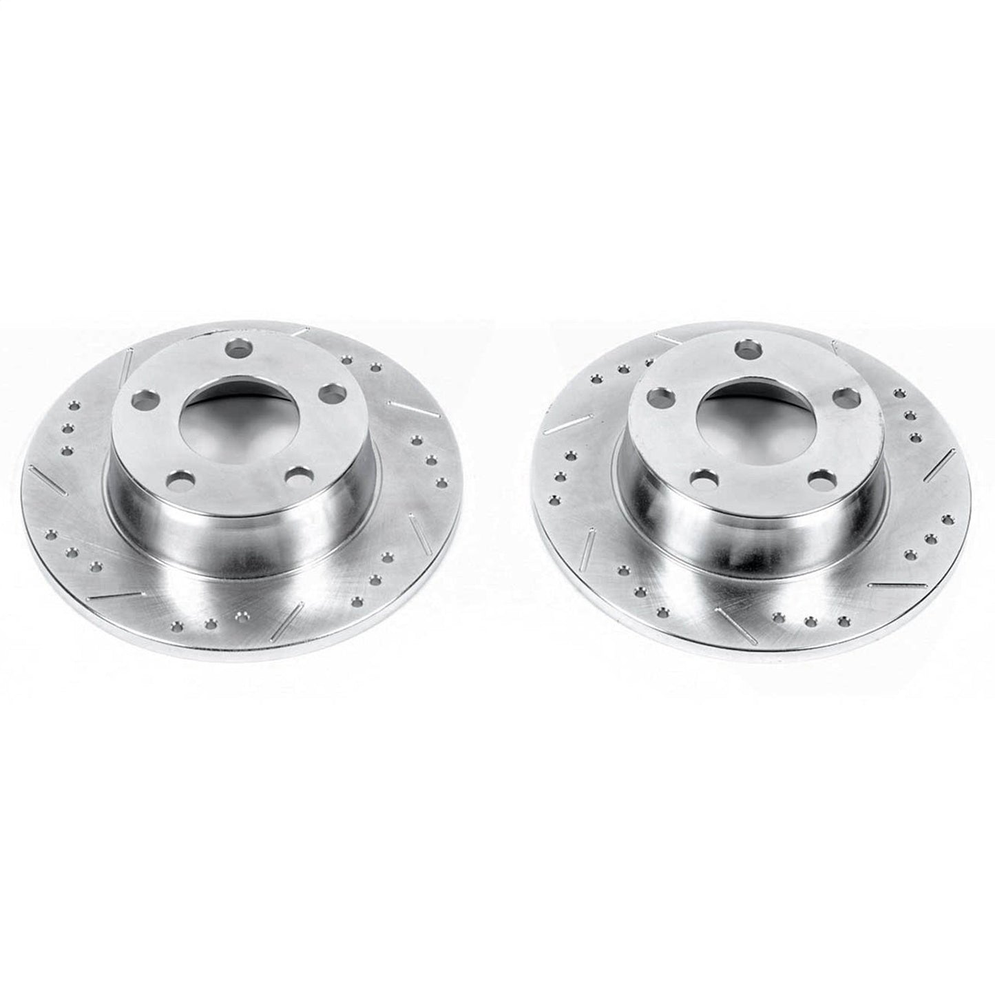 PowerStop Drilled & Slotted Rear Rotors | Audi A6 Quattro (99-04) (EBR1009XPR)