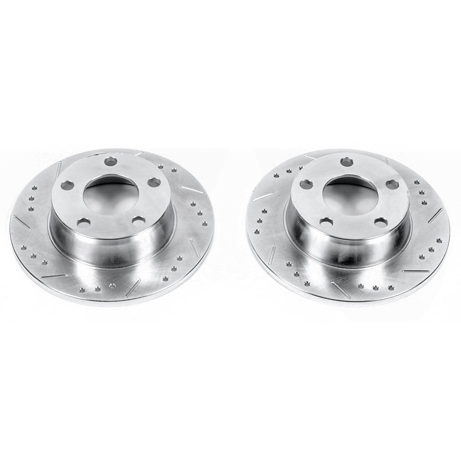 PowerStop Drilled & Slotted Rear Rotors | Audi A6 Quattro (99-04) (EBR1009XPR)