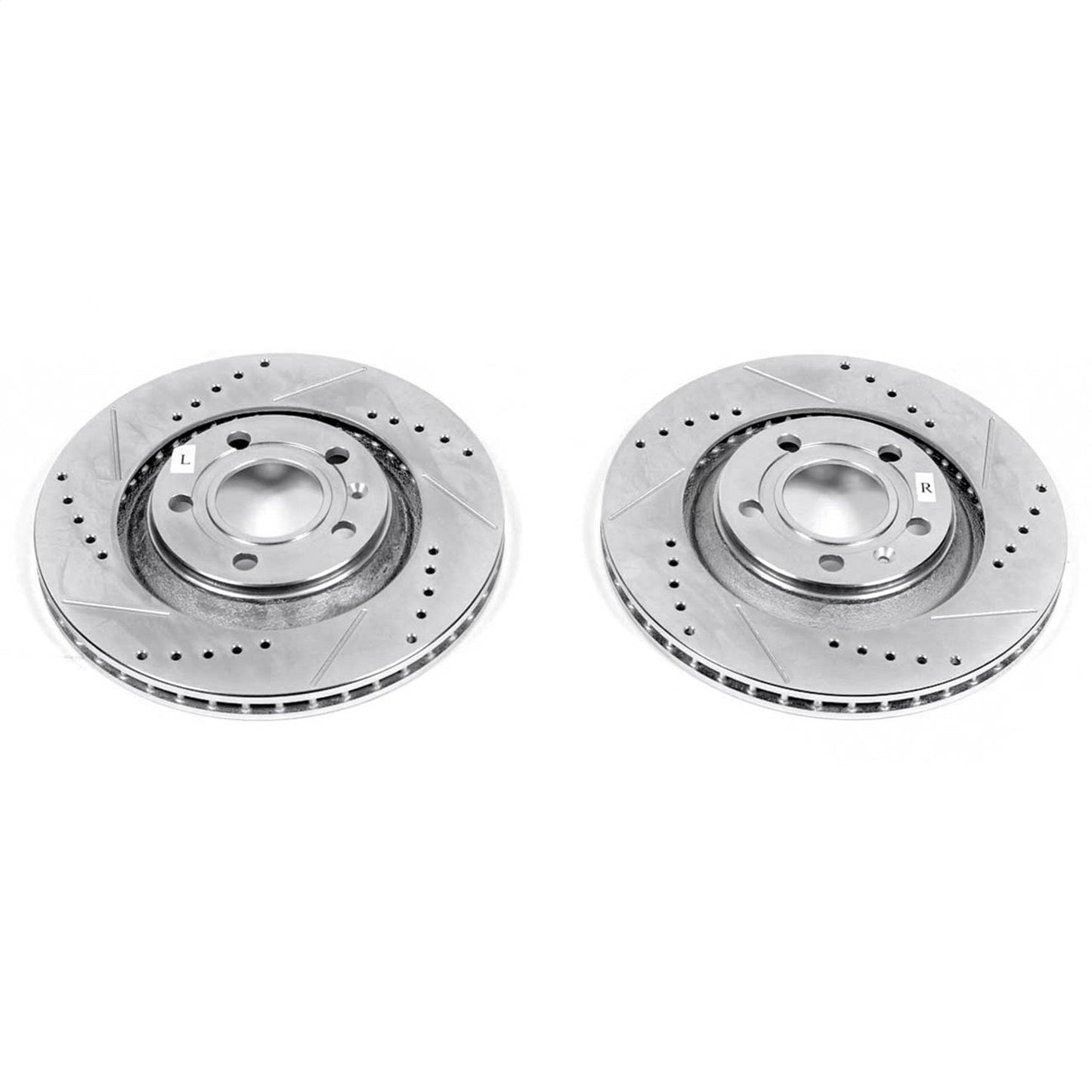 PowerStop Rear Drilled & Slotted Rotors | Audi S4 (04-09) (EBR1014XPR)