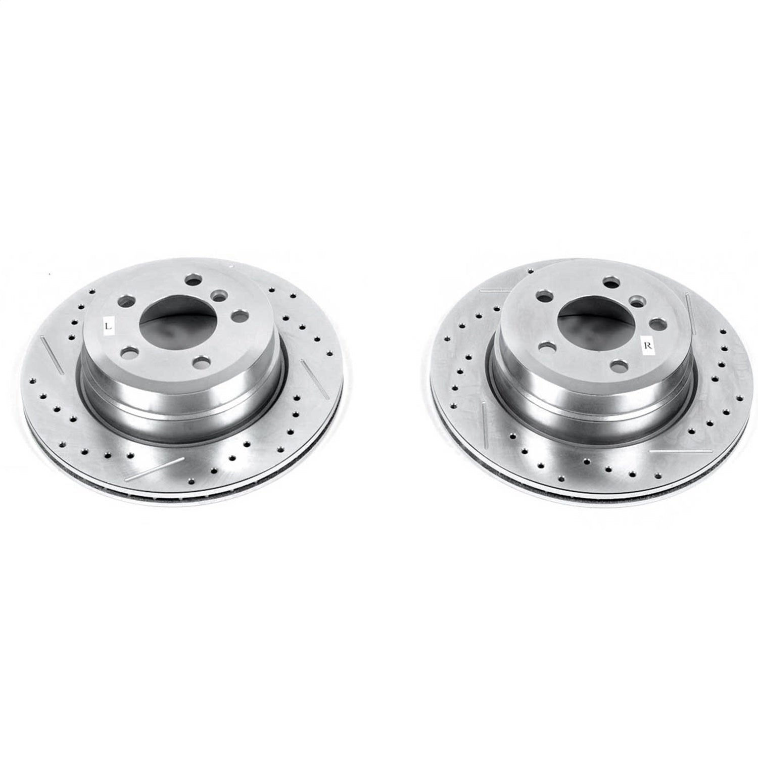 PowerStop Drilled & Slotted Rear Rotors | BMW X5 (07-18) (EBR1031XPR)