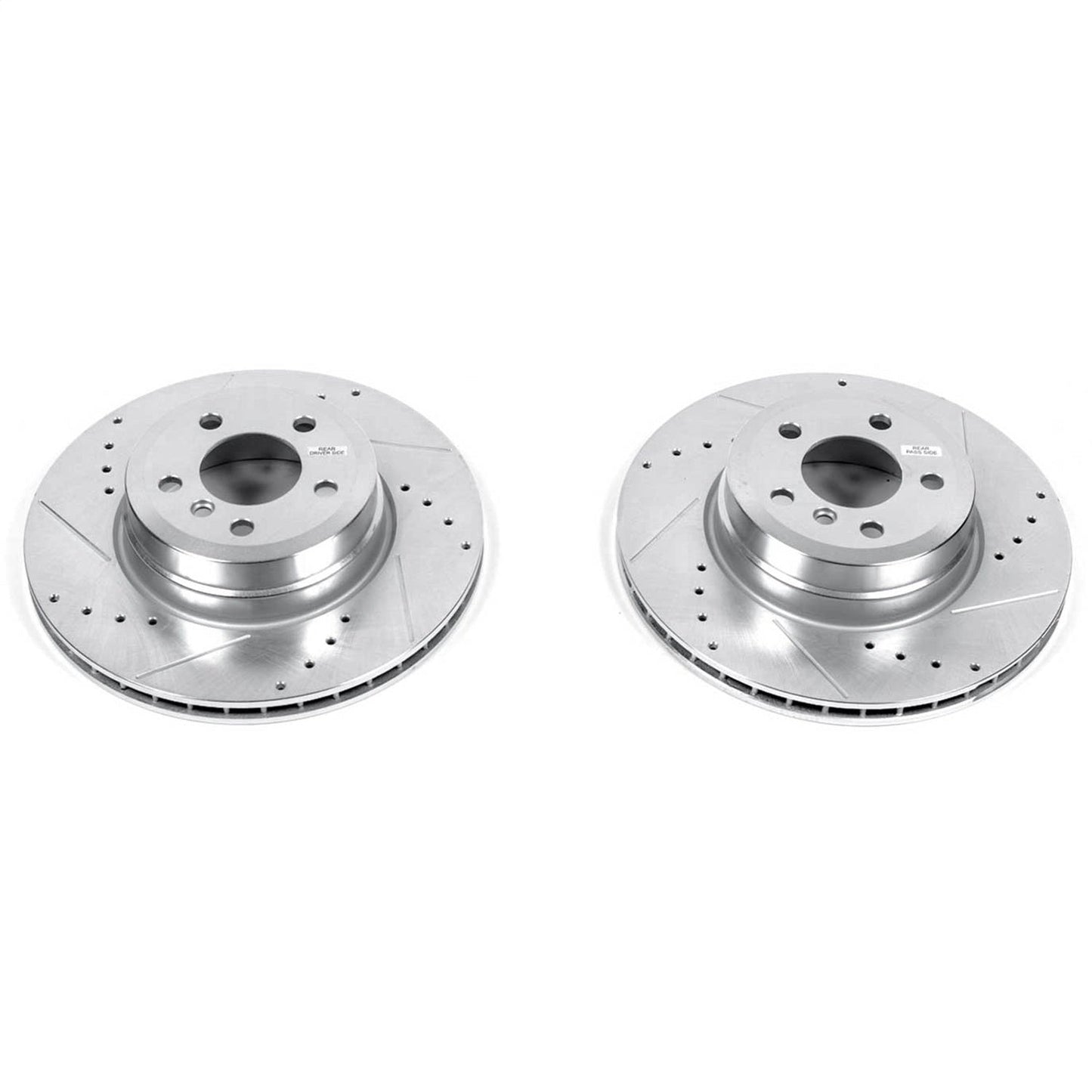 PowerStop Rear Evolution Drilled & Slotted Rotors | BMW X5 (07-18) (EBR1032XPR)