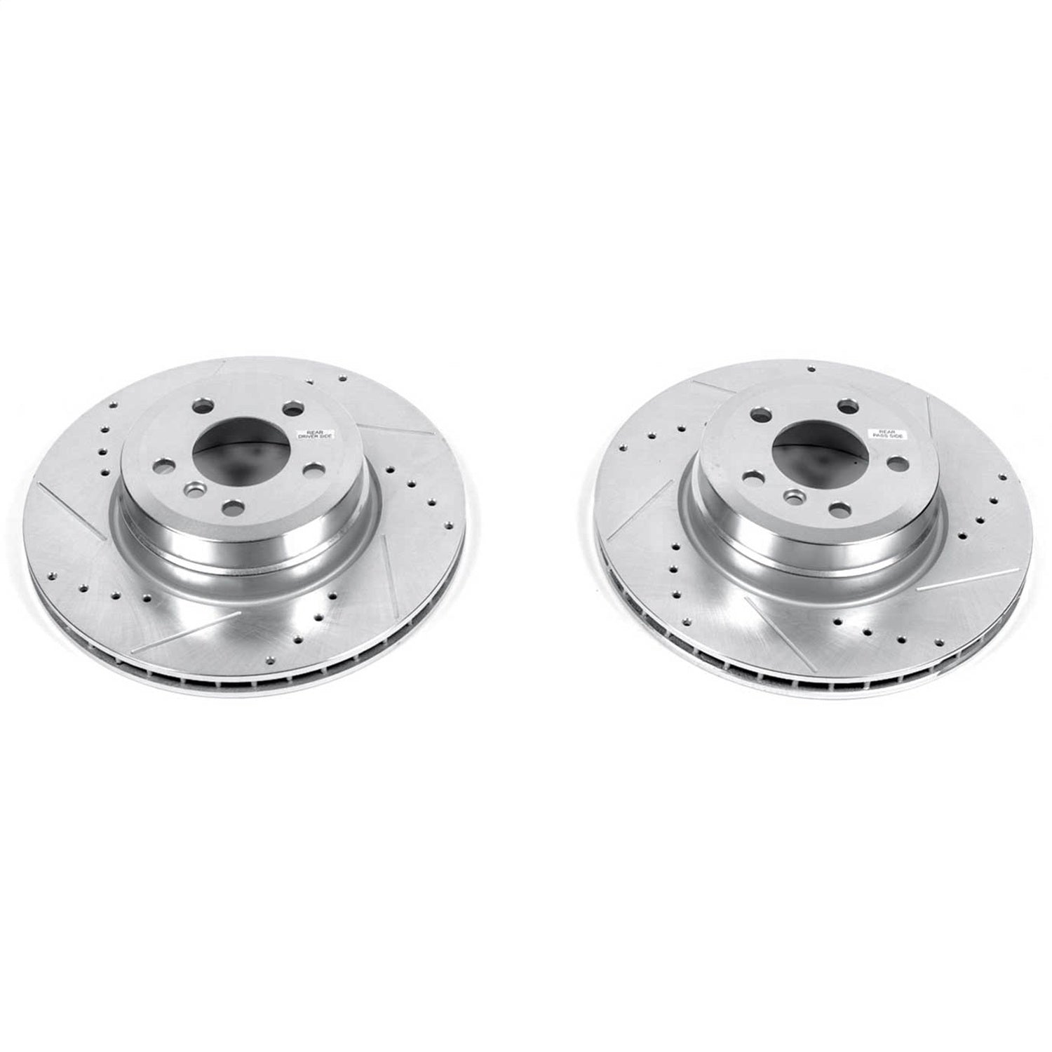 PowerStop Rear Evolution Drilled & Slotted Rotors | BMW X5 (07-18) (EBR1032XPR)