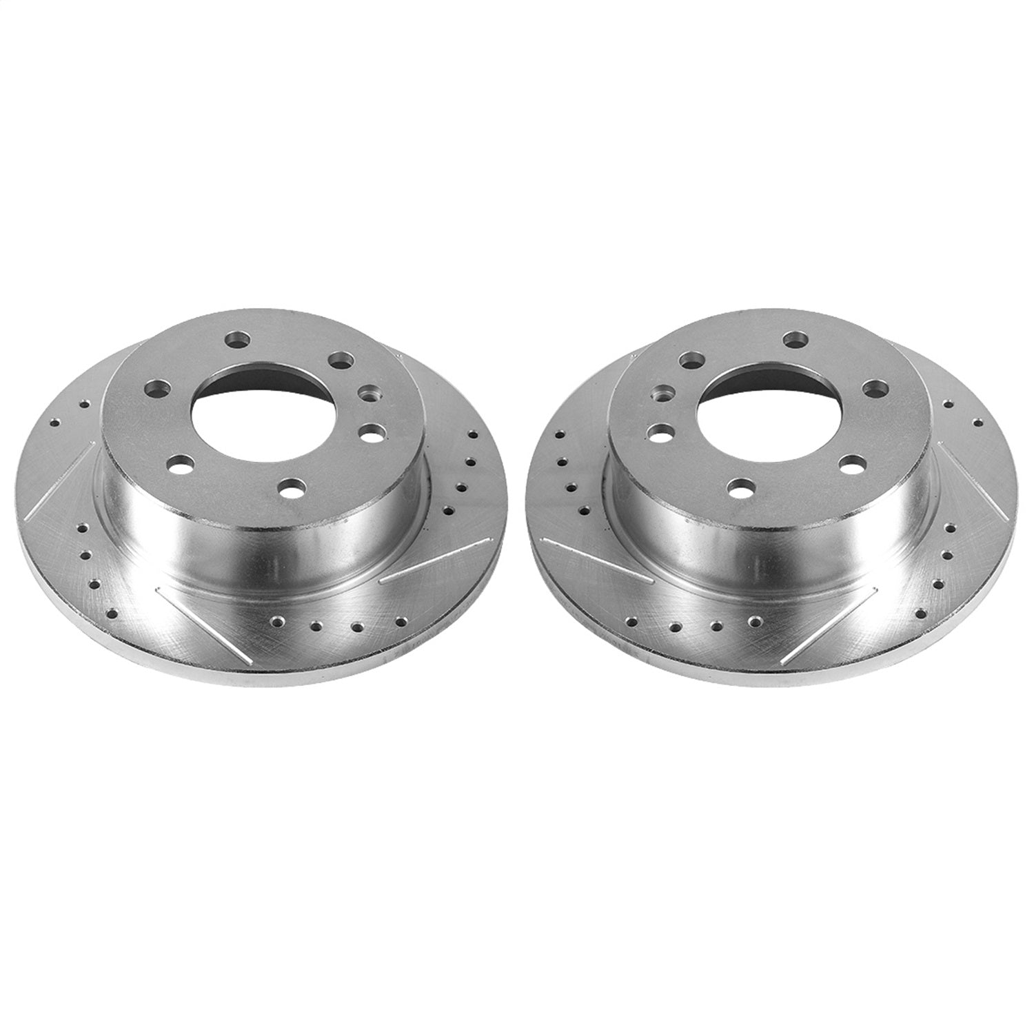 PowerStop Drilled & Slotted Rear Rotors | Dodge Sprinter 2500 (07-09) (EBR1038XPR)