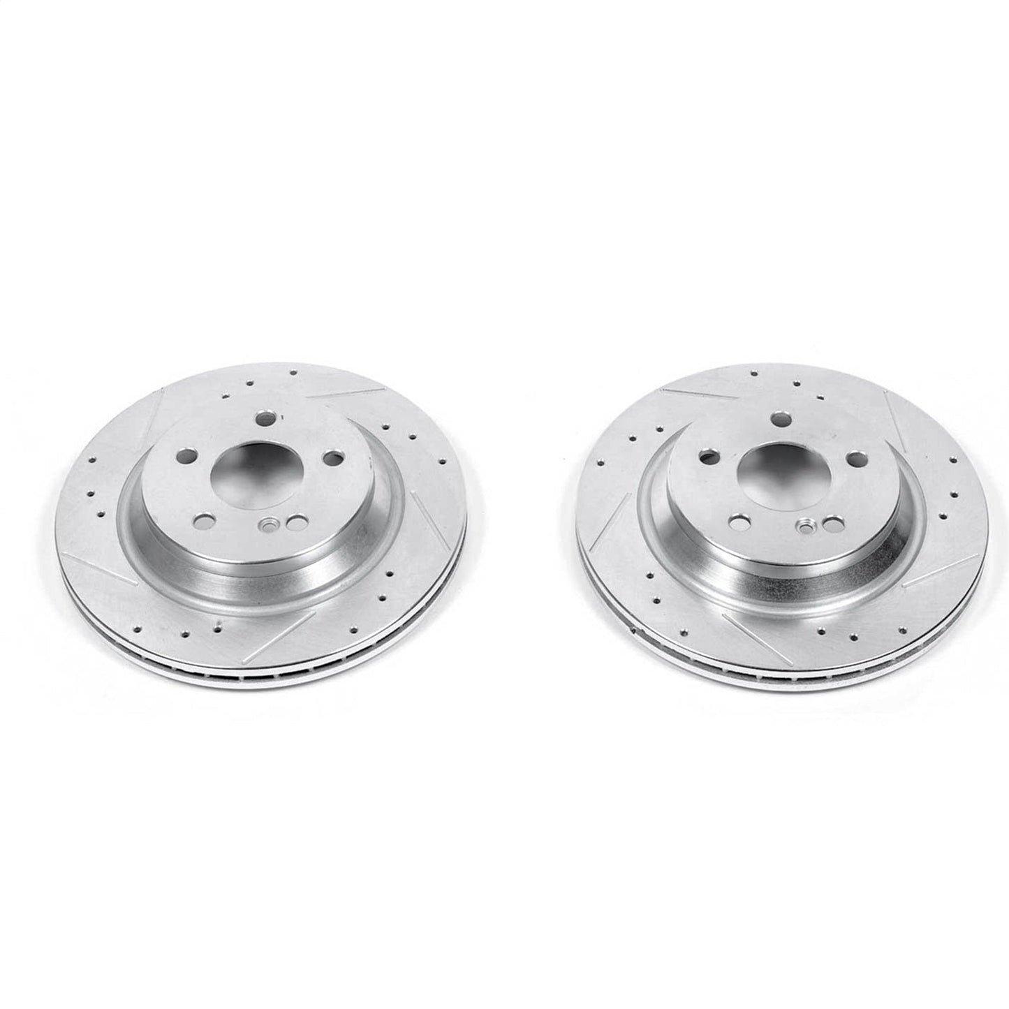 PowerStop Drilled & Slotted Rear Rotors | Mercedes-Benz CL500 (99-03) (EBR1051XPR)