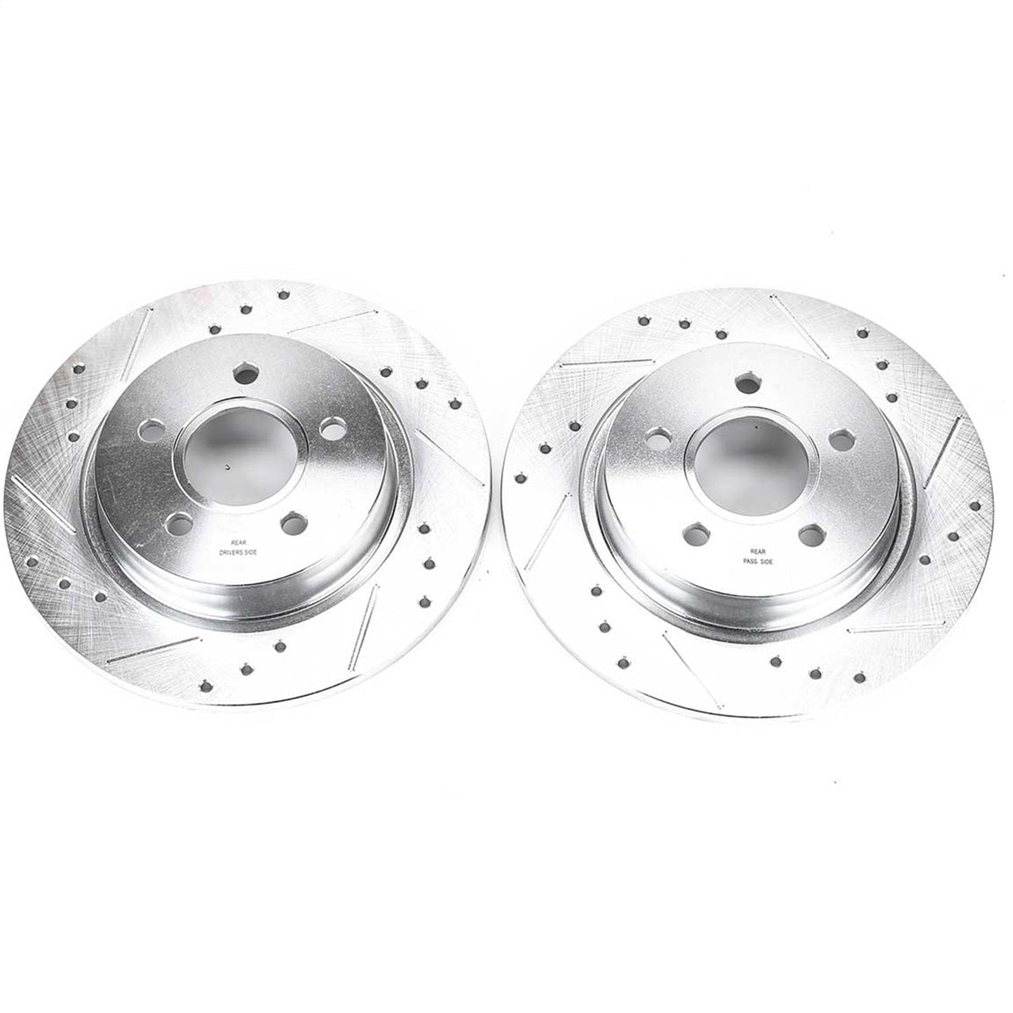 PowerStop Rear Evolution Drilled & Slotted Rotors | Volvo C30 (08-13) (EBR1066XPR)