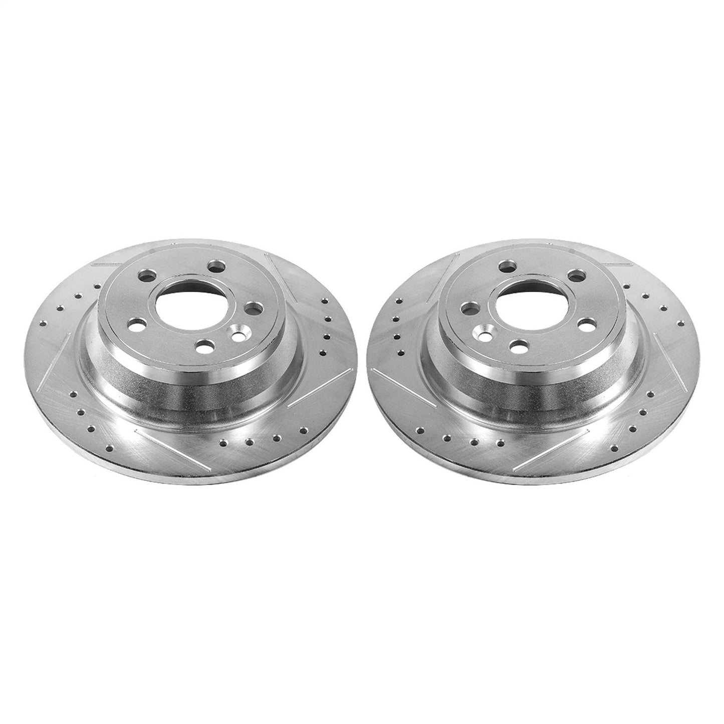 PowerStop Rear Drilled & Slotted Rotors | Volvo S80 (07-11) (EBR1074XPR)