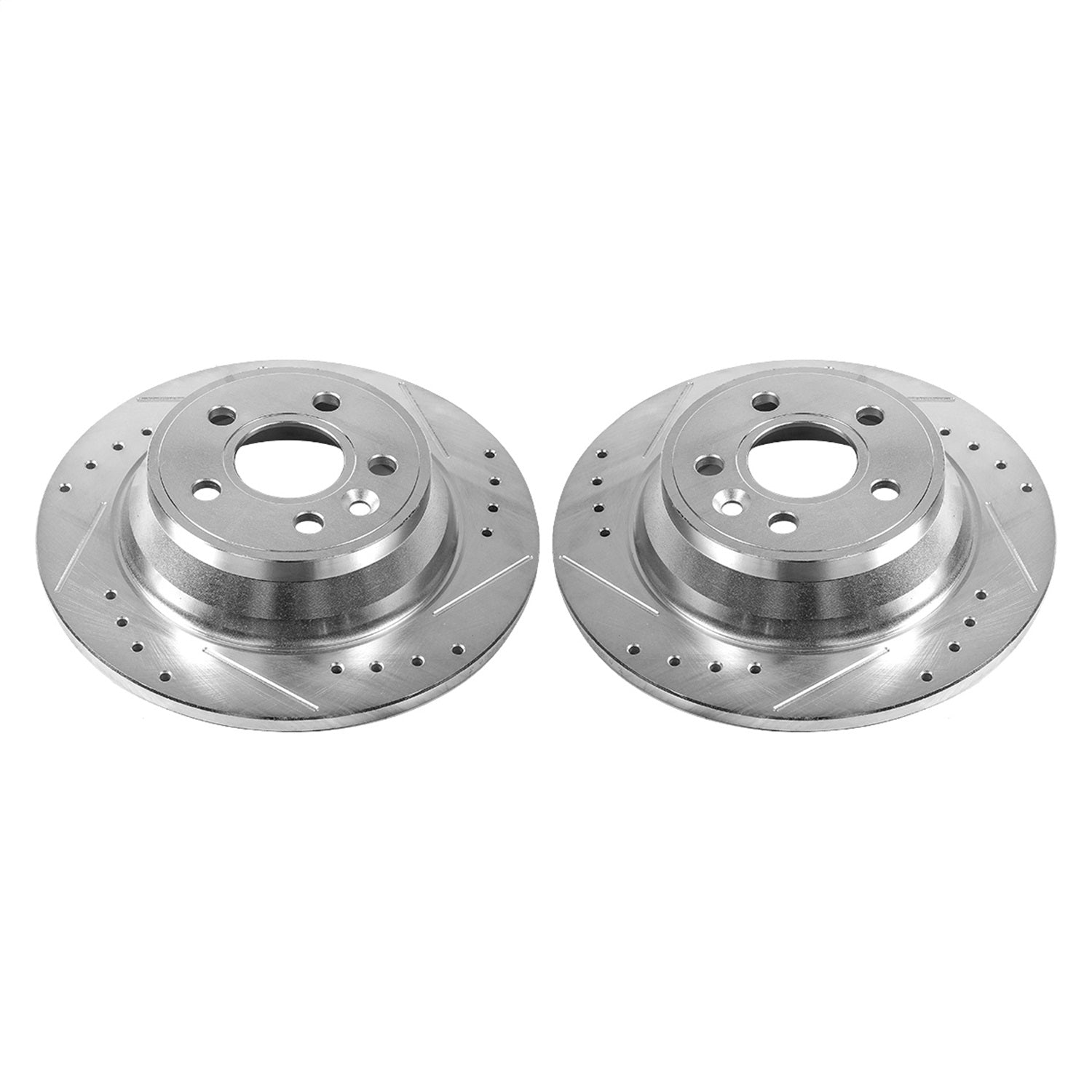 PowerStop Rear Drilled & Slotted Rotors | Volvo S80 (07-11) (EBR1074XPR)