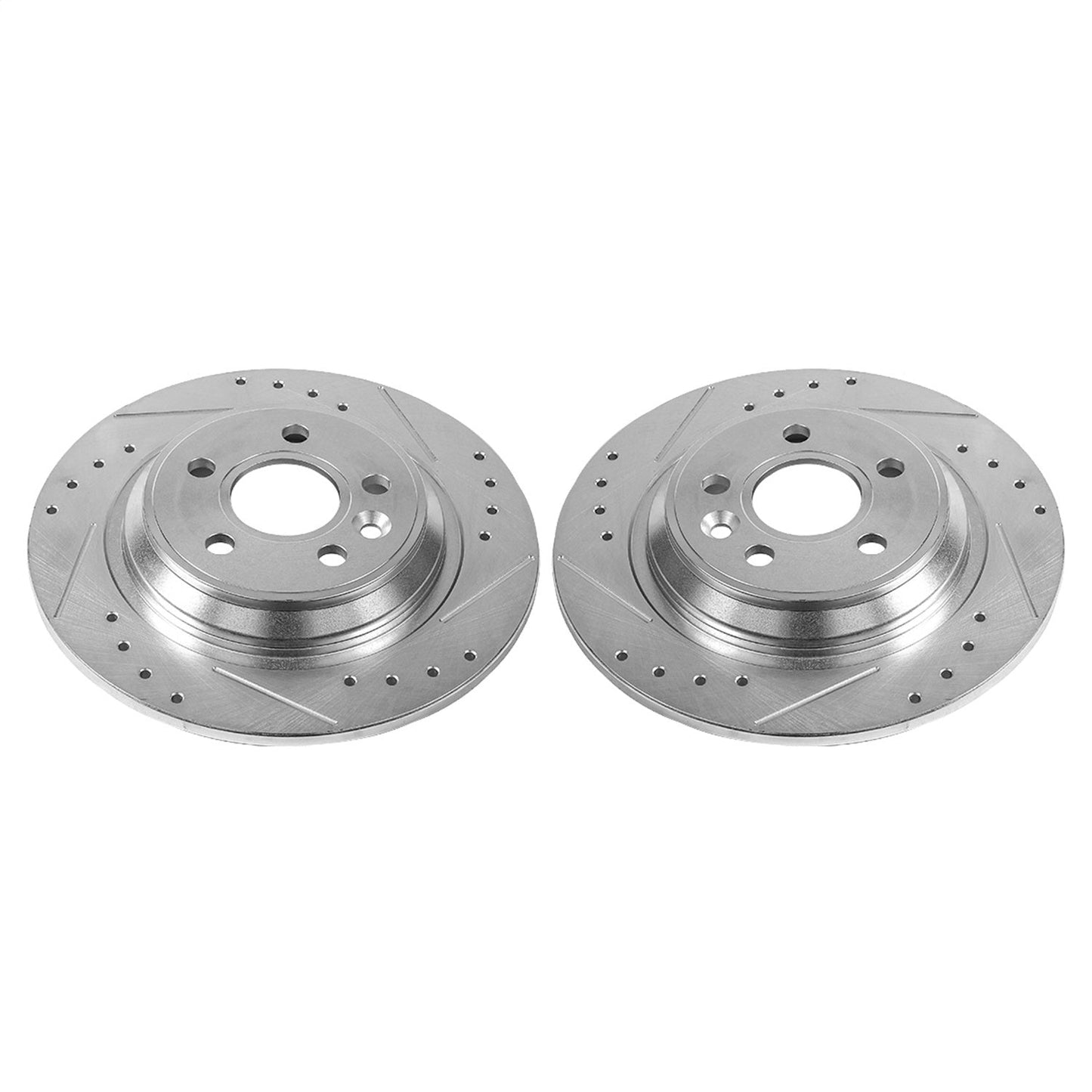 PowerStop Drilled & Slotted Rear Rotors | Volvo S60 (11-15) (EBR1075XPR)