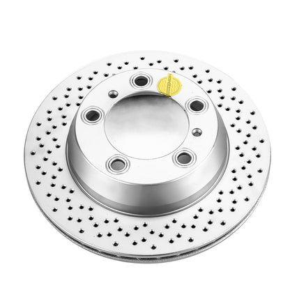 PowerStop Rear Evolution High Carbon Geomet Coated Rotor | Porsche 718 Boxster (17-19) (EBR1079EVC)