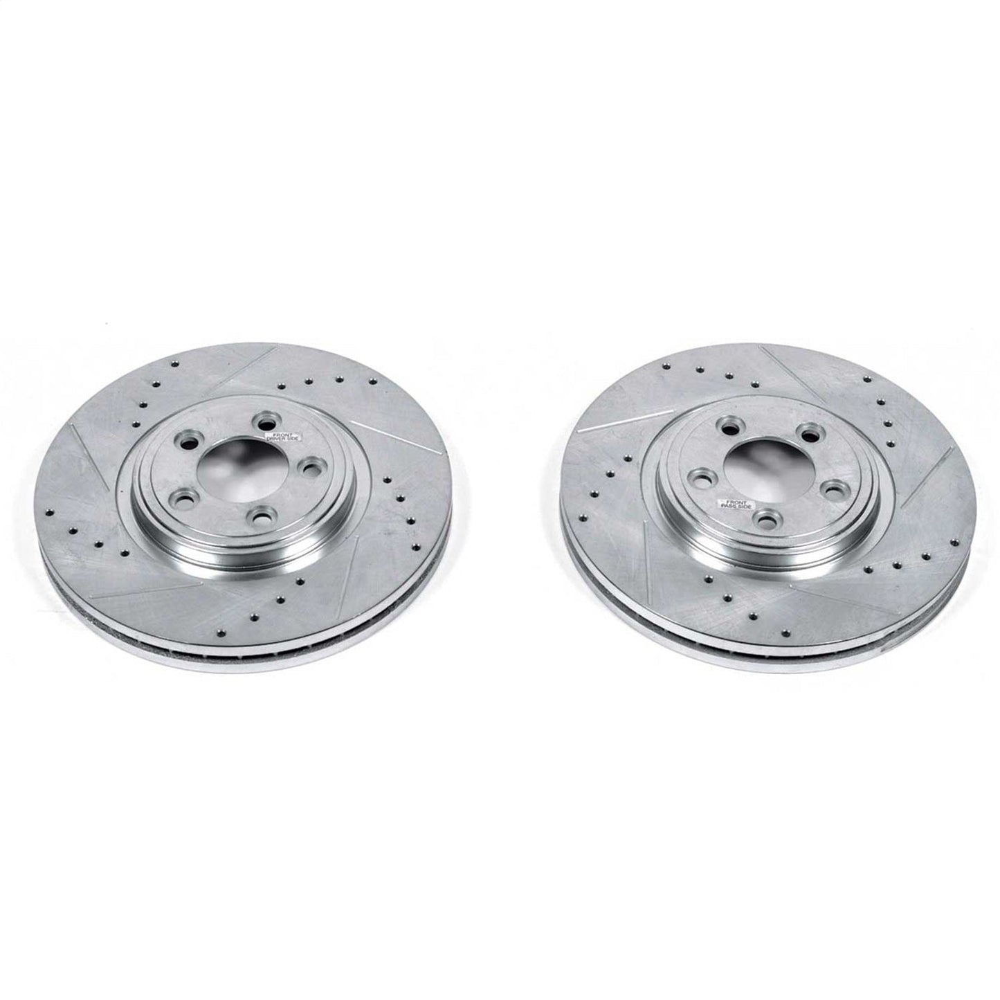 PowerStop Front Evolution Drilled & Slotted Rotors - Pair | Jaguar S-Type (06-08) (EBR1082XPR)