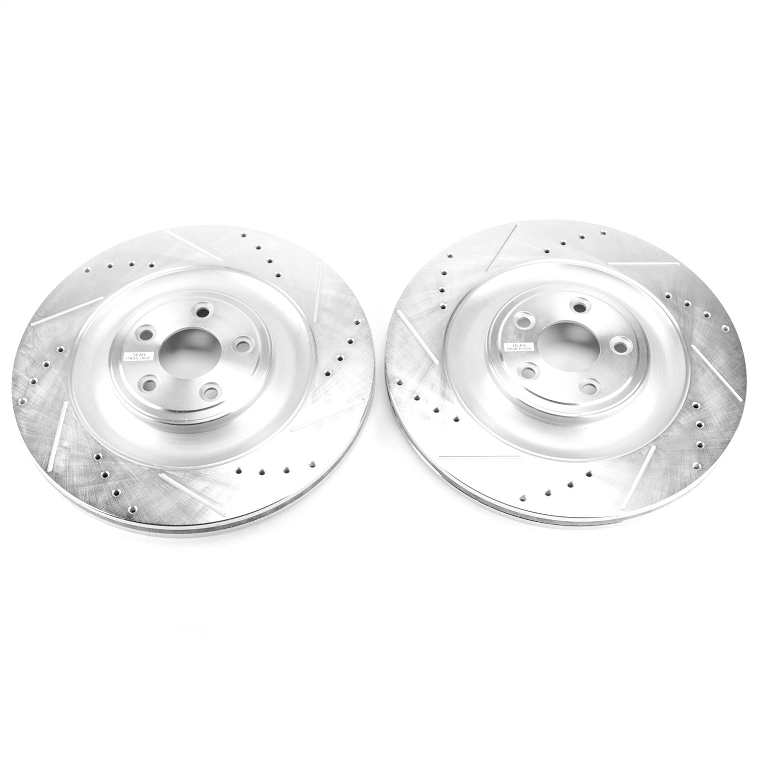 PowerStop Rear Evolution Drilled & Slotted Rotors | Jaguar F-Type (14-19) (EBR1090XPR)
