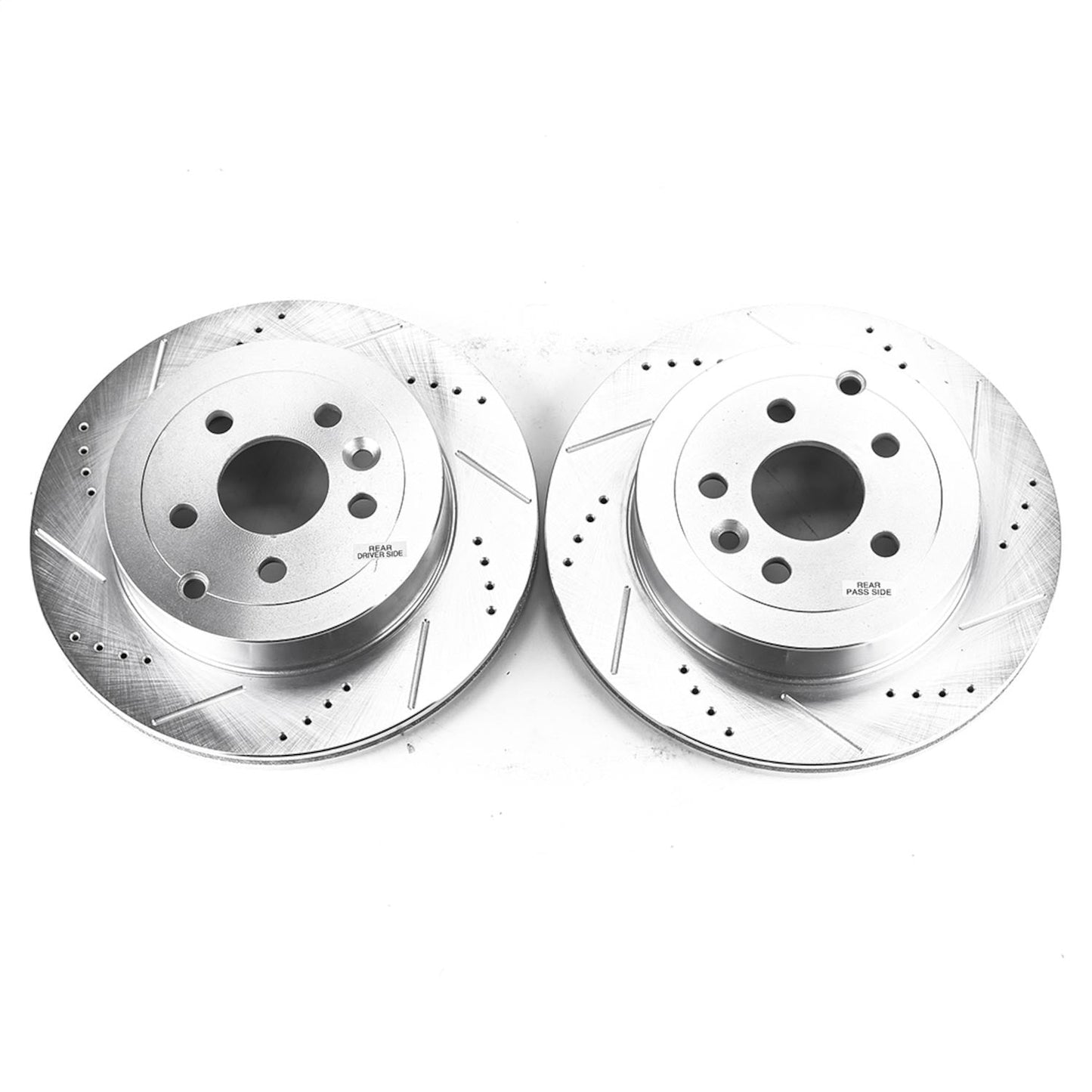 PowerStop Drilled & Slotted Rear Rotors | Land Rover LR2 (08-12) (EBR1094XPR)