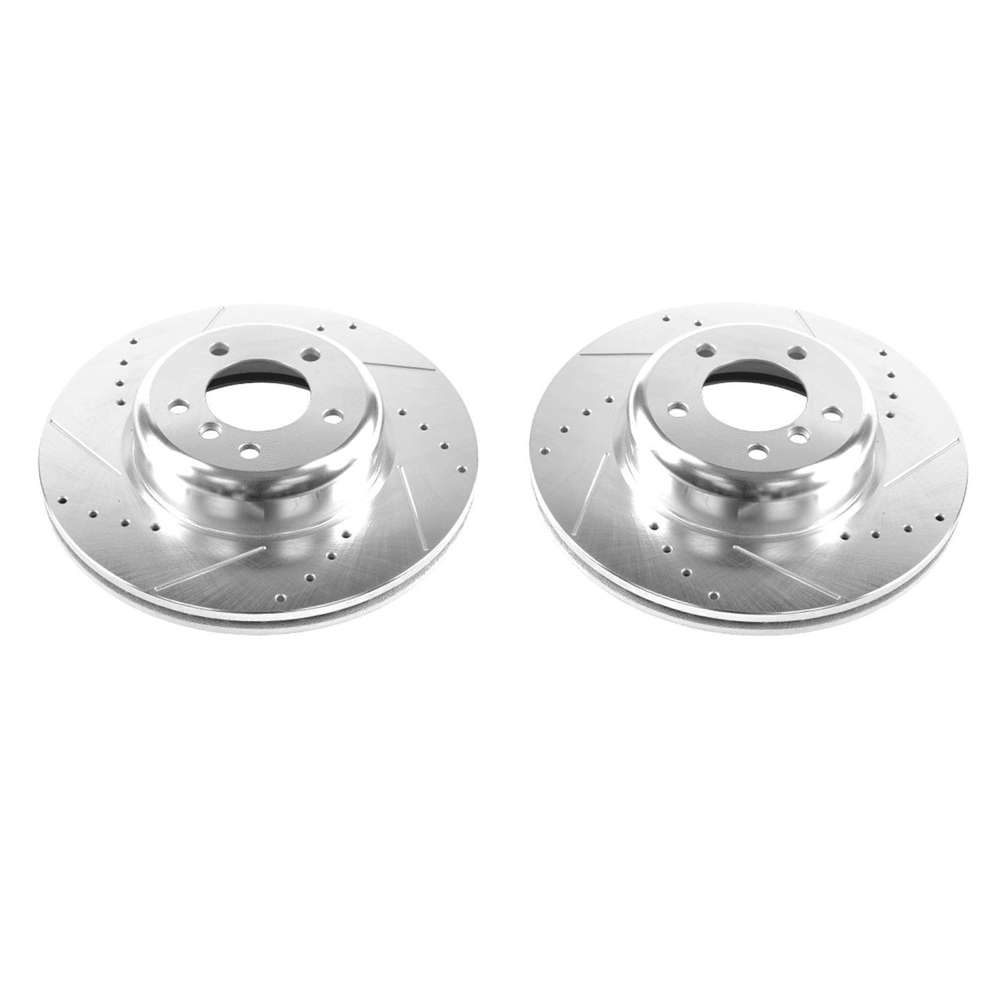 PowerStop Drilled & Slotted Front Rotors | BMW 135i (08-13) (EBR1215XPR)