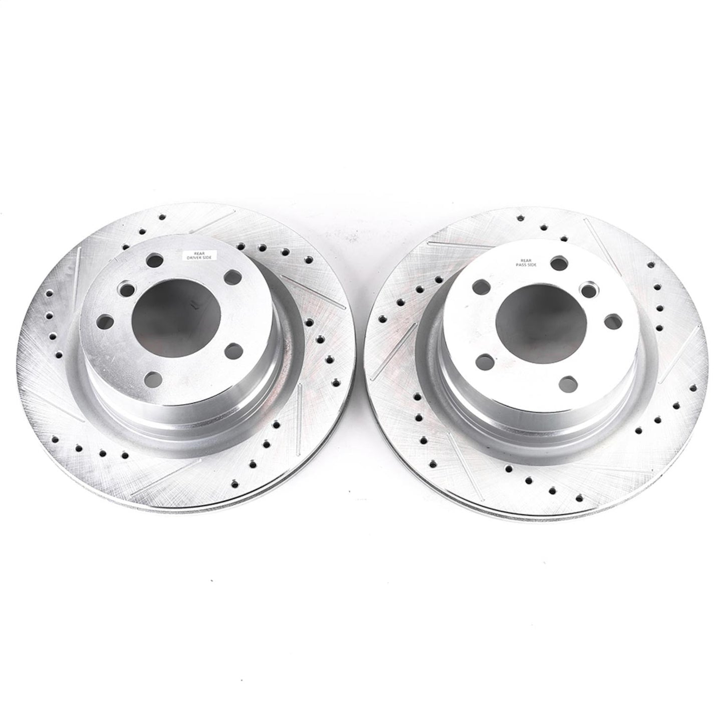 PowerStop Drilled & Slotted Rear Rotors | BMW 128i (08-13) (EBR1216XPR)