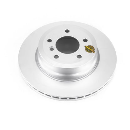 PowerStop Evolution High Carbon Geomet Coated Rear Rotor | BMW 135i (08-13) (EBR1217EVC)