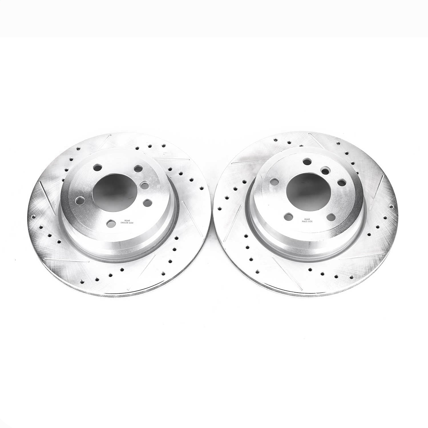 PowerStop Drilled & Slotted Rear Rotors | BMW 135i (08-13) (EBR1217XPR)