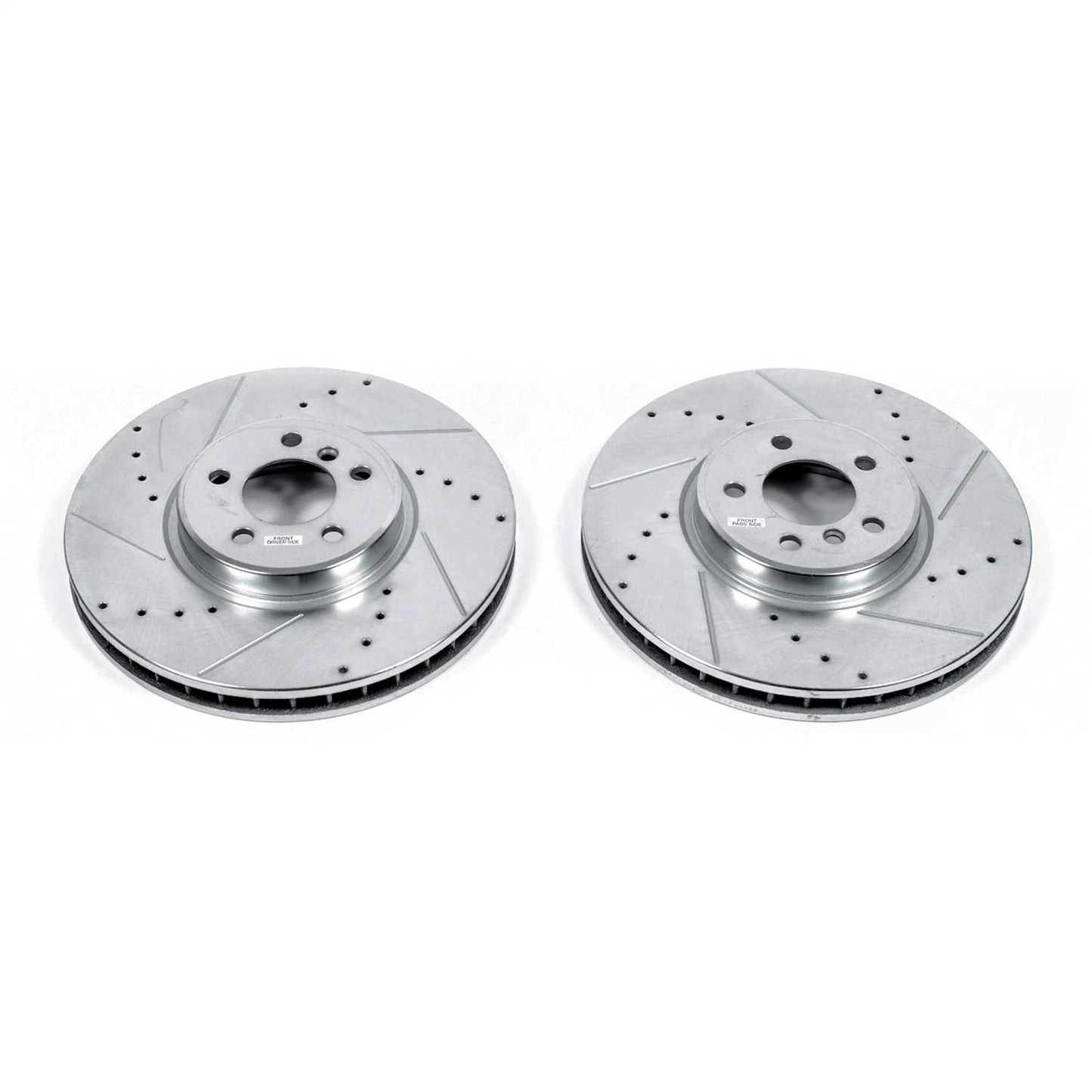 PowerStop Drilled & Slotted Front Rotors Pair | BMW X5 (11-18) (EBR1218XPR)