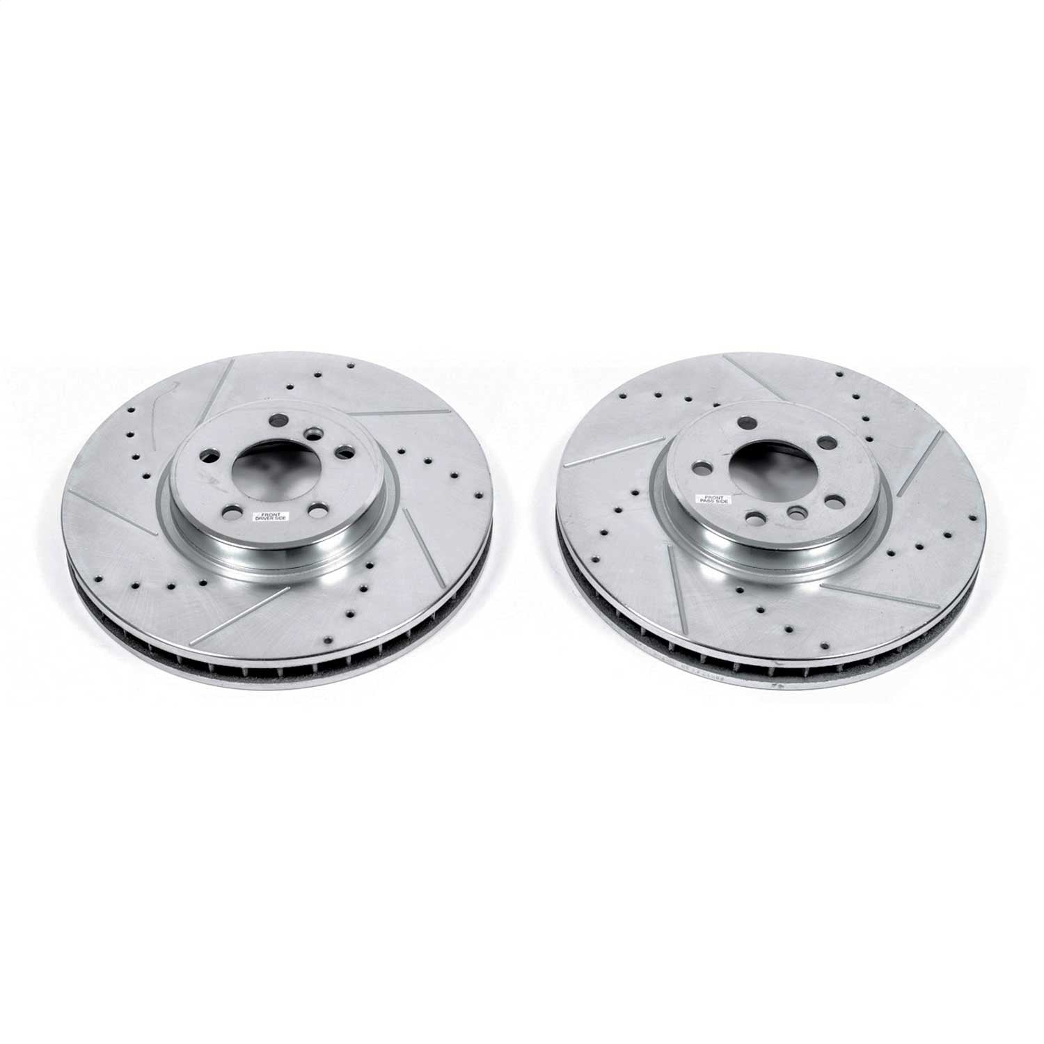 PowerStop Drilled & Slotted Front Rotors Pair | BMW X5 (11-18) (EBR1218XPR)