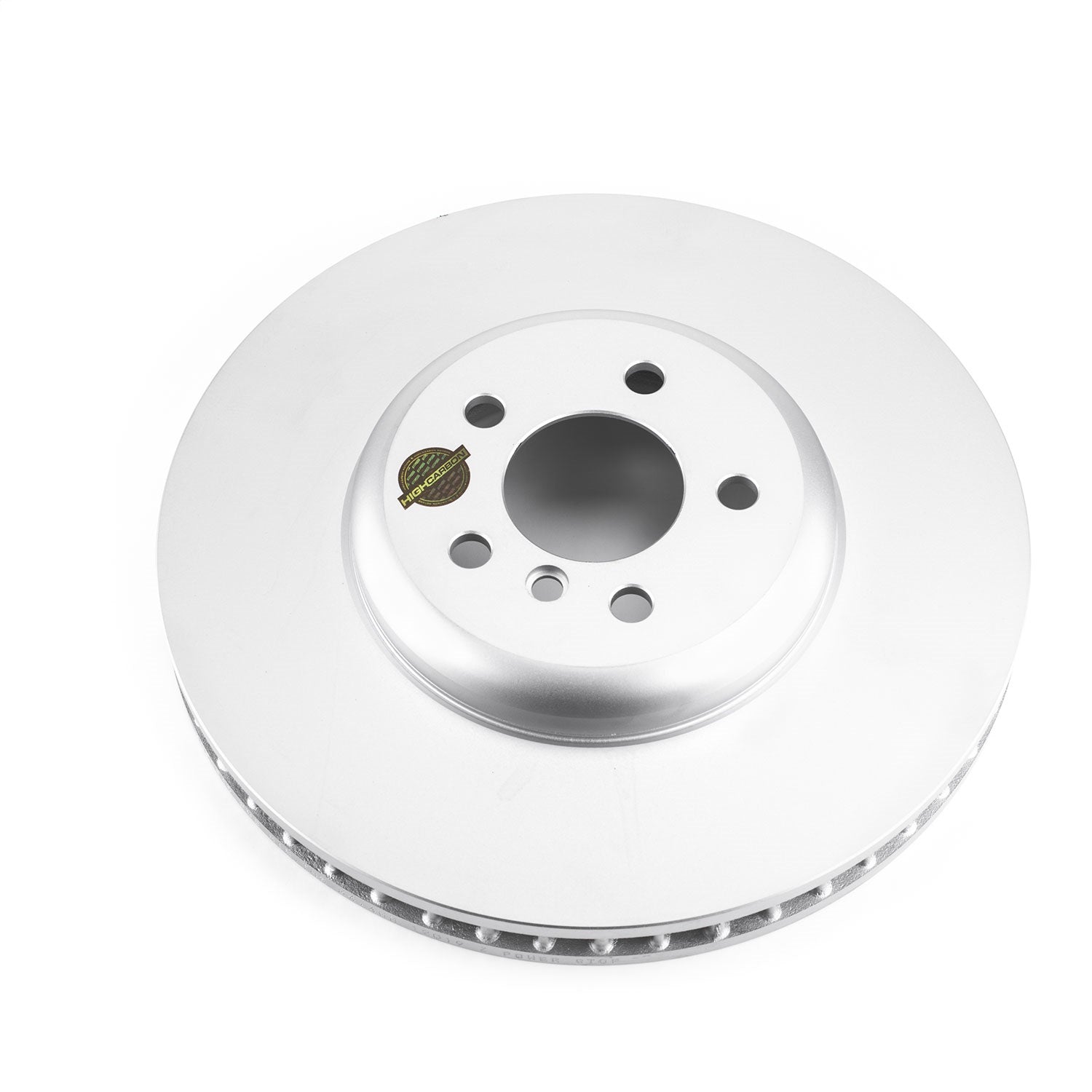 PowerStop Evolution High Carbon Geomet Coated Front Right Rotor | BMW 550i GT (10-15) (EBR1219EVC)
