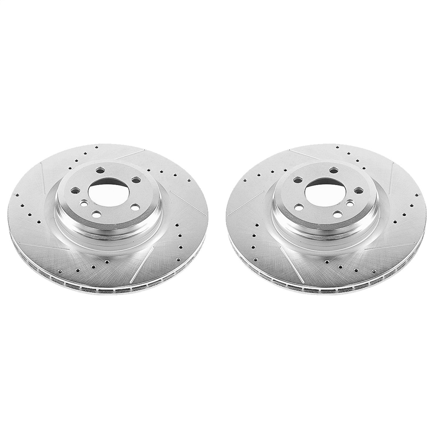 PowerStop Drilled & Slotted Rear Rotors | BMW 550i GT (10-15) (EBR1221XPR)