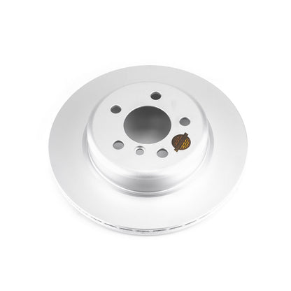 PowerStop Rear Evolution High Carbon Geomet Coated Rotor | BMW 528i (11-16) (EBR1235EVC)