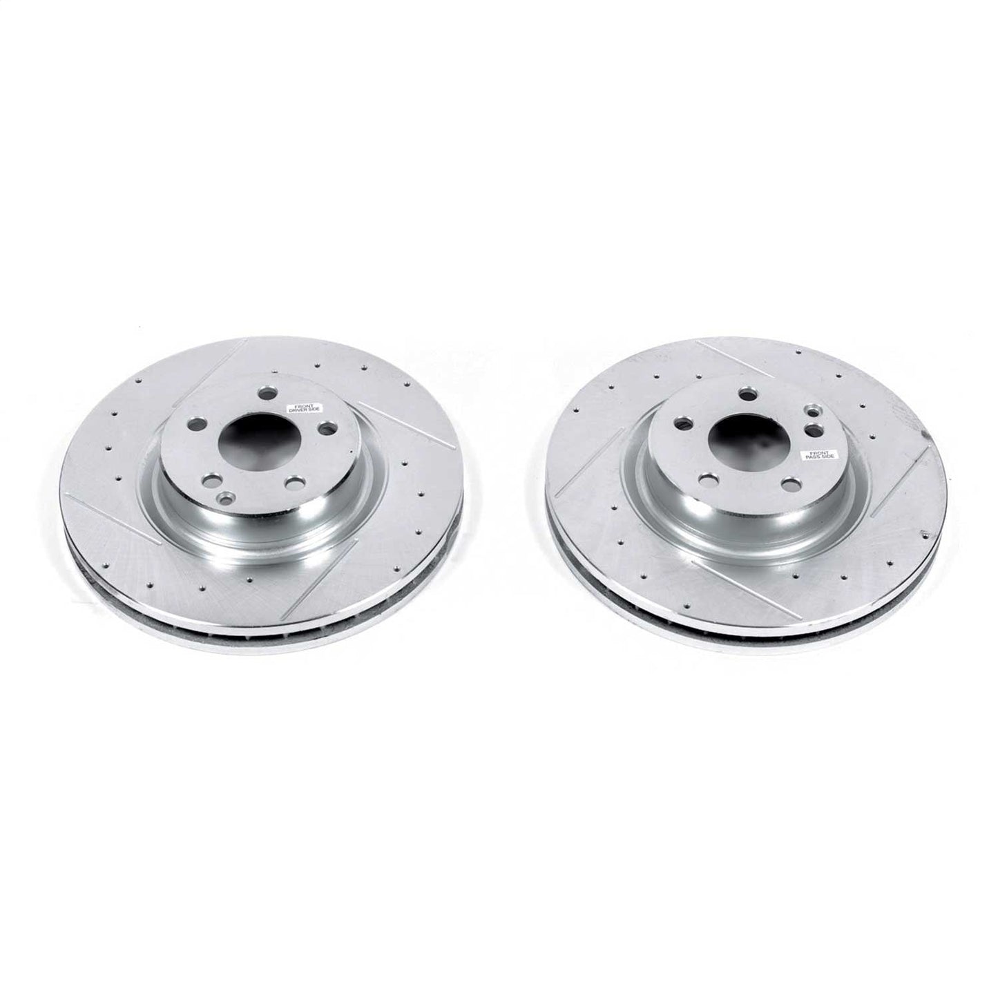 PowerStop Drilled & Slotted Front Evolution Rotors | Mercedes-Benz CLS500 (06) (EBR1248XPR)