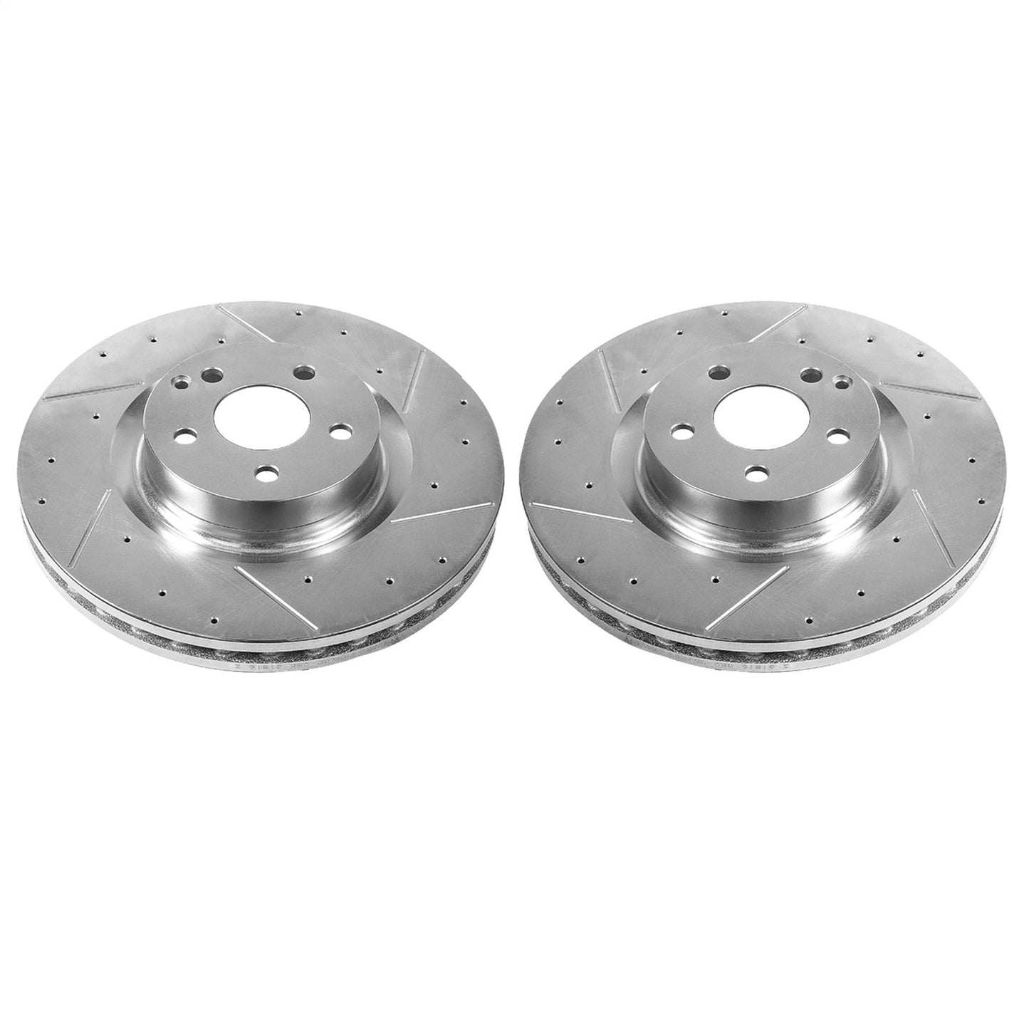 PowerStop Drilled & Slotted Front Rotors | Mercedes-Benz C250 (12-16) (EBR1265XPR)