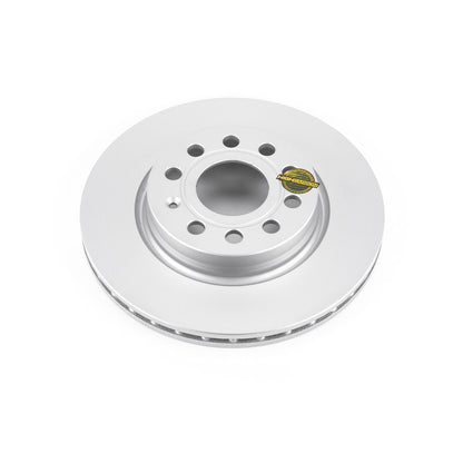 PowerStop Front Evolution High Carbon Geomet Coated Rotor | Volkswagen Golf (14) (EBR1289EVC)