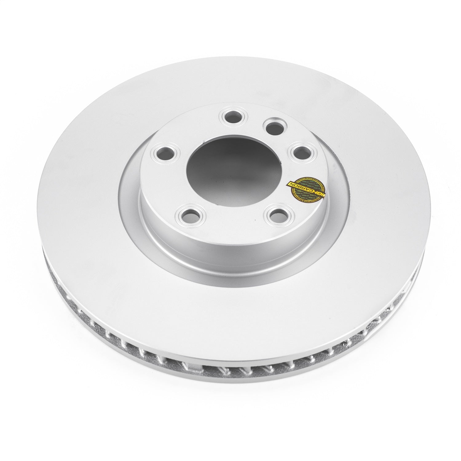 PowerStop Evolution High Carbon Geomet Coated Front Right Rotor | Porsche Cayenne (11-18) (EBR1290EVC)