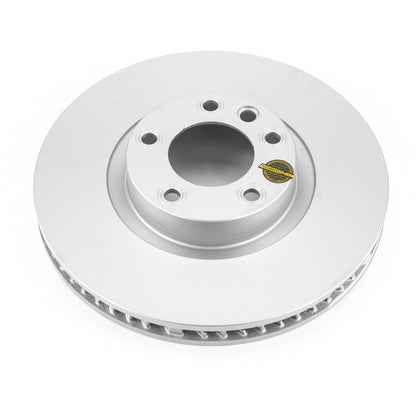 PowerStop Evolution High Carbon Geomet Coated Front Right Rotor | Porsche Cayenne (11-18) (EBR1290EVC)
