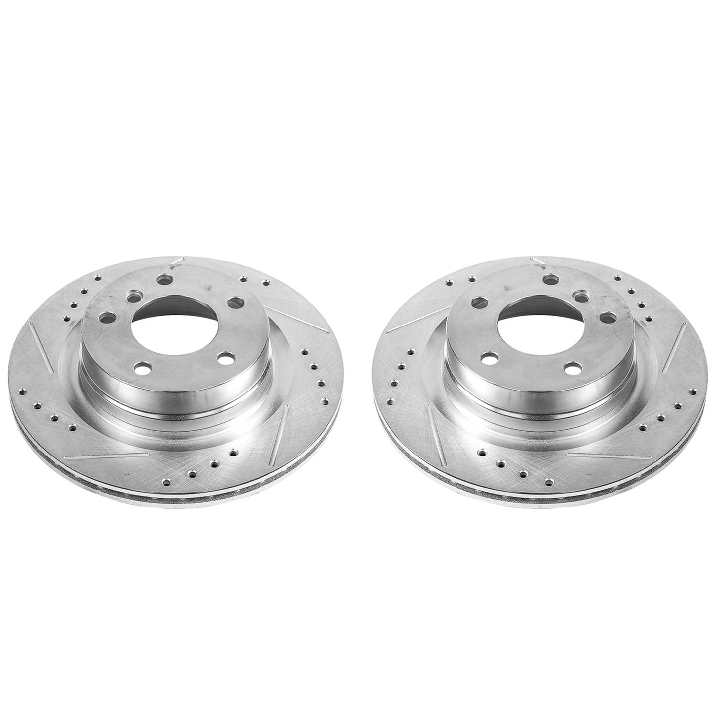 PowerStop Drilled & Slotted Rear Rotors | BMW 228i (14-16) (EBR1403XPR)
