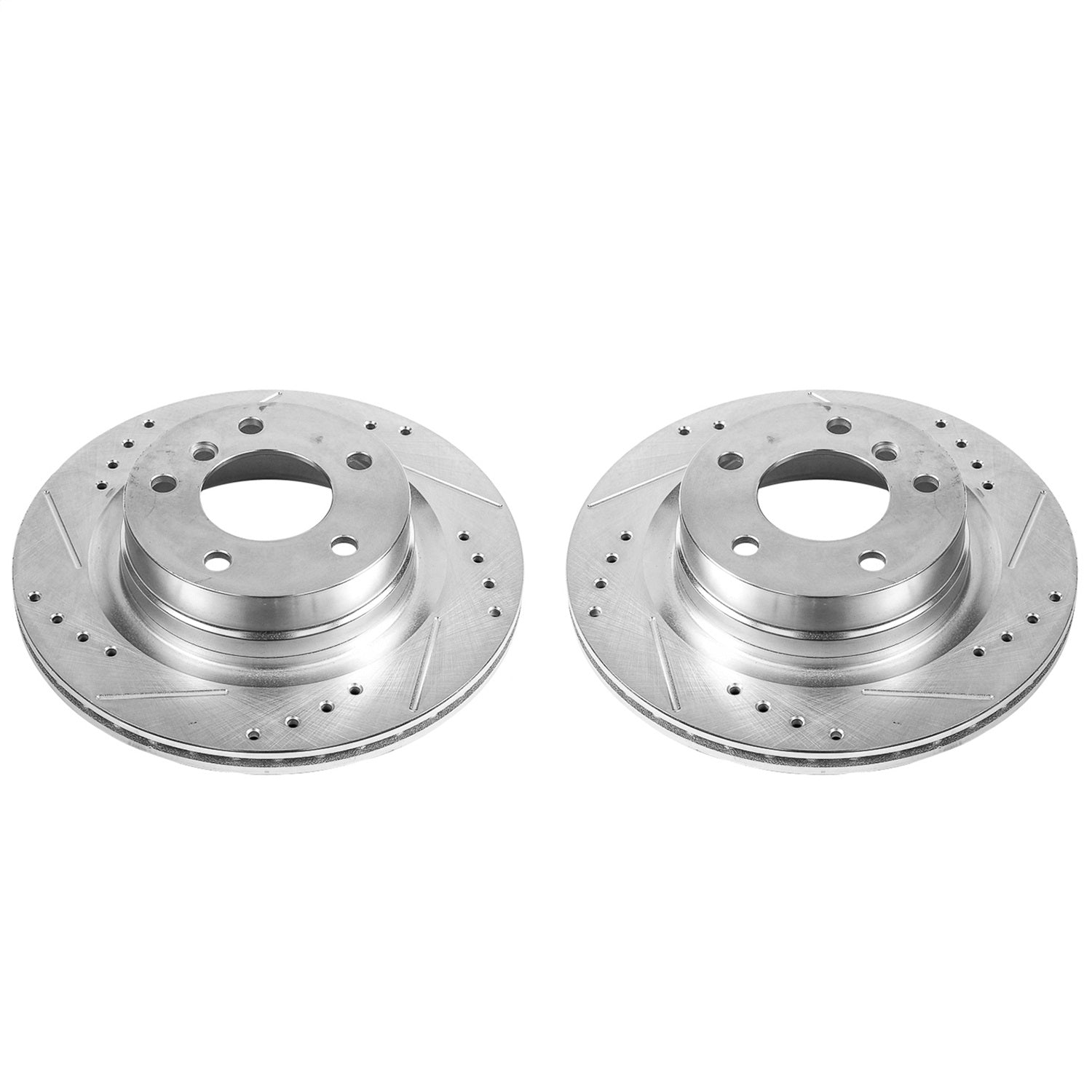 PowerStop Drilled & Slotted Rear Rotors | BMW 228i (14-16) (EBR1403XPR)