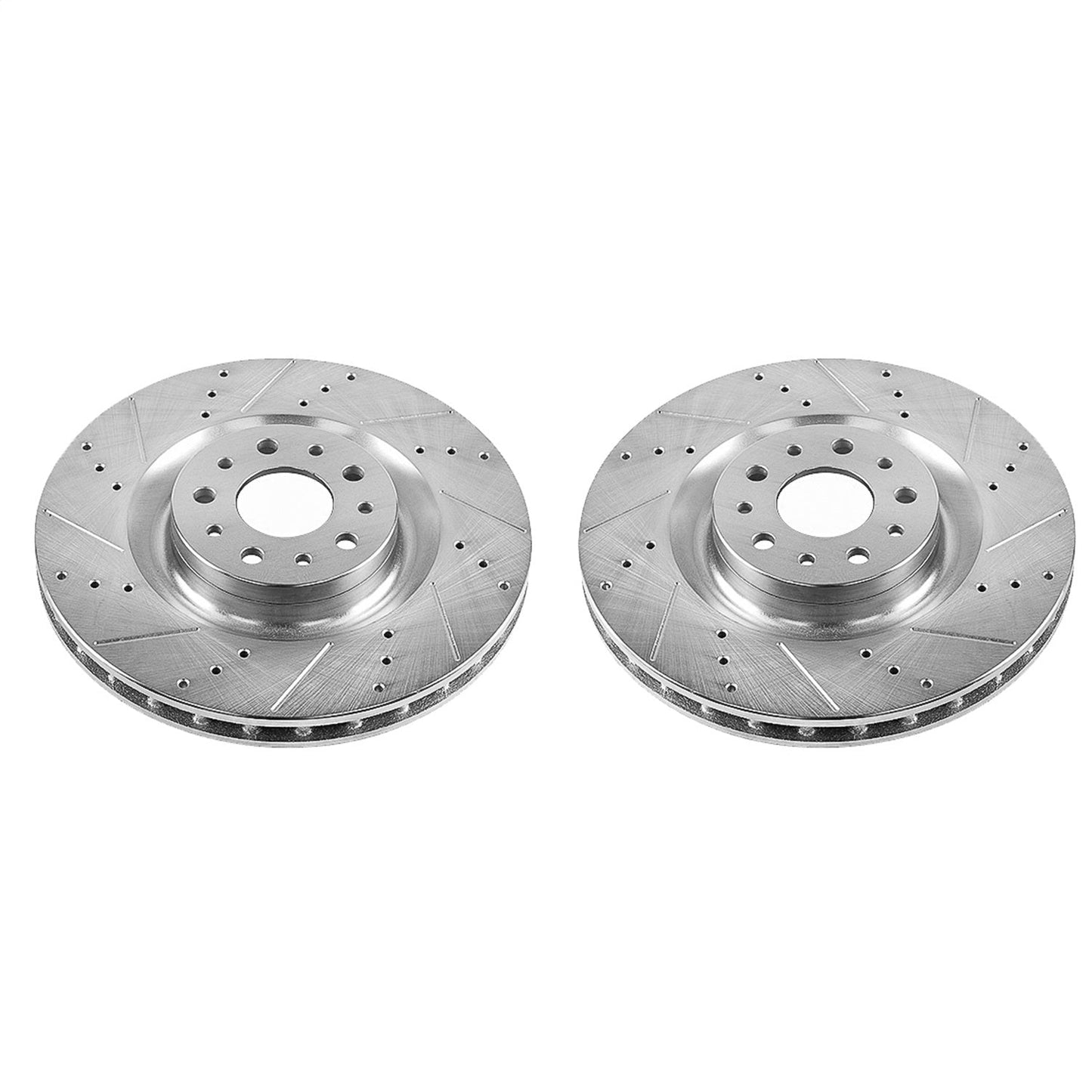PowerStop Front Evolution Drilled & Slotted Rotors | Fiat 500L (14-19) (EBR1425XPR)