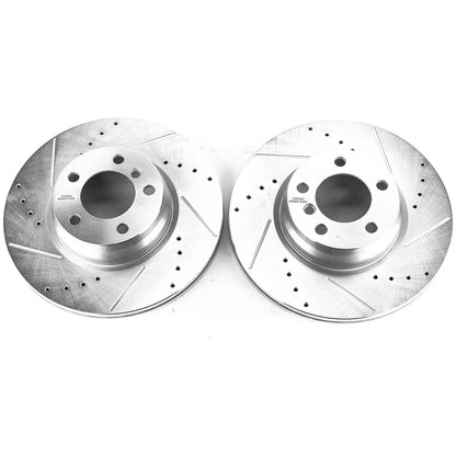 PowerStop Front Evolution Drilled & Slotted Rotors | BMW 228i (14-15) (EBR1445XPR)