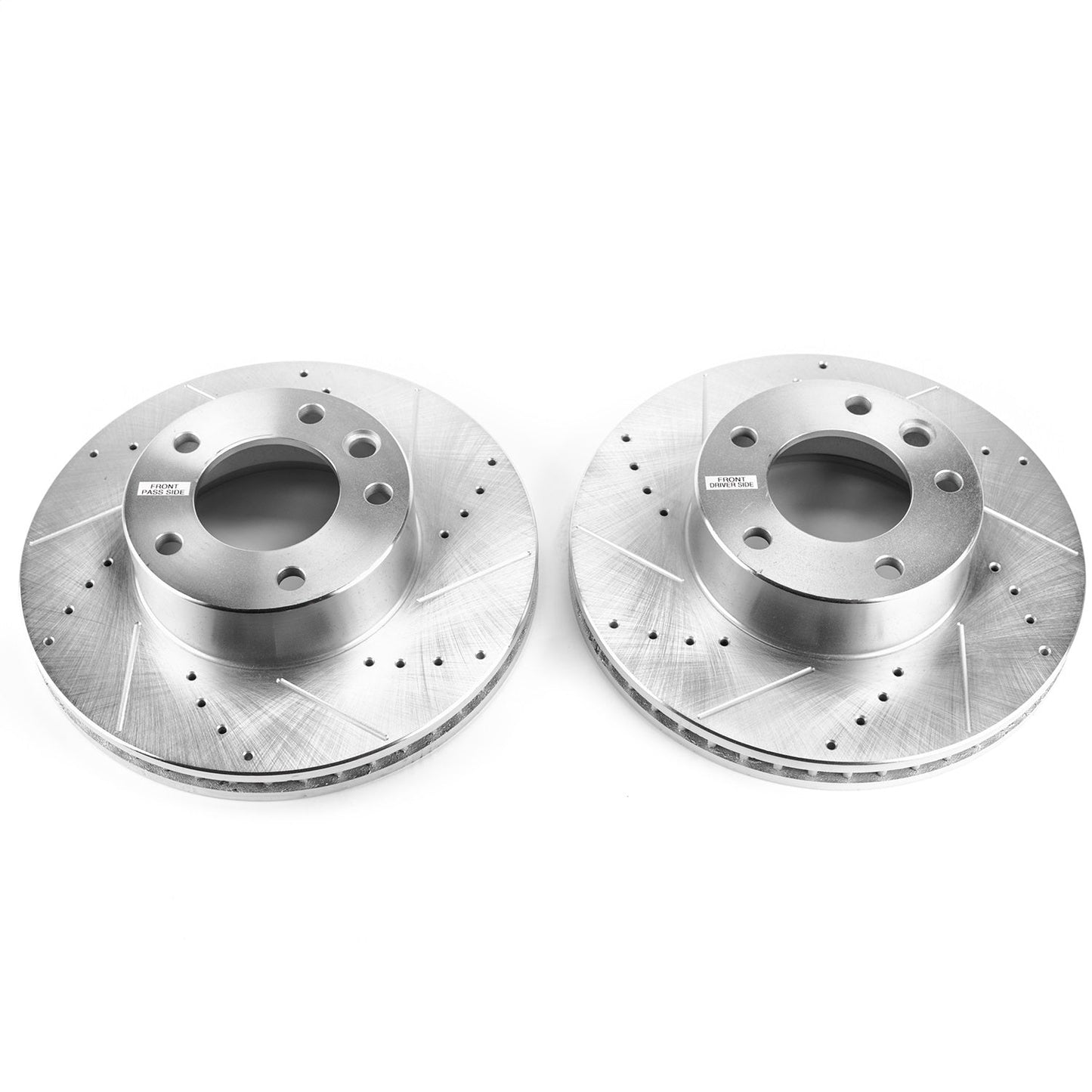 PowerStop Front Evolution Drilled & Slotted Rotors - Pair | Mercedes-Benz G63 AMG (13-14) (EBR1449XPR)