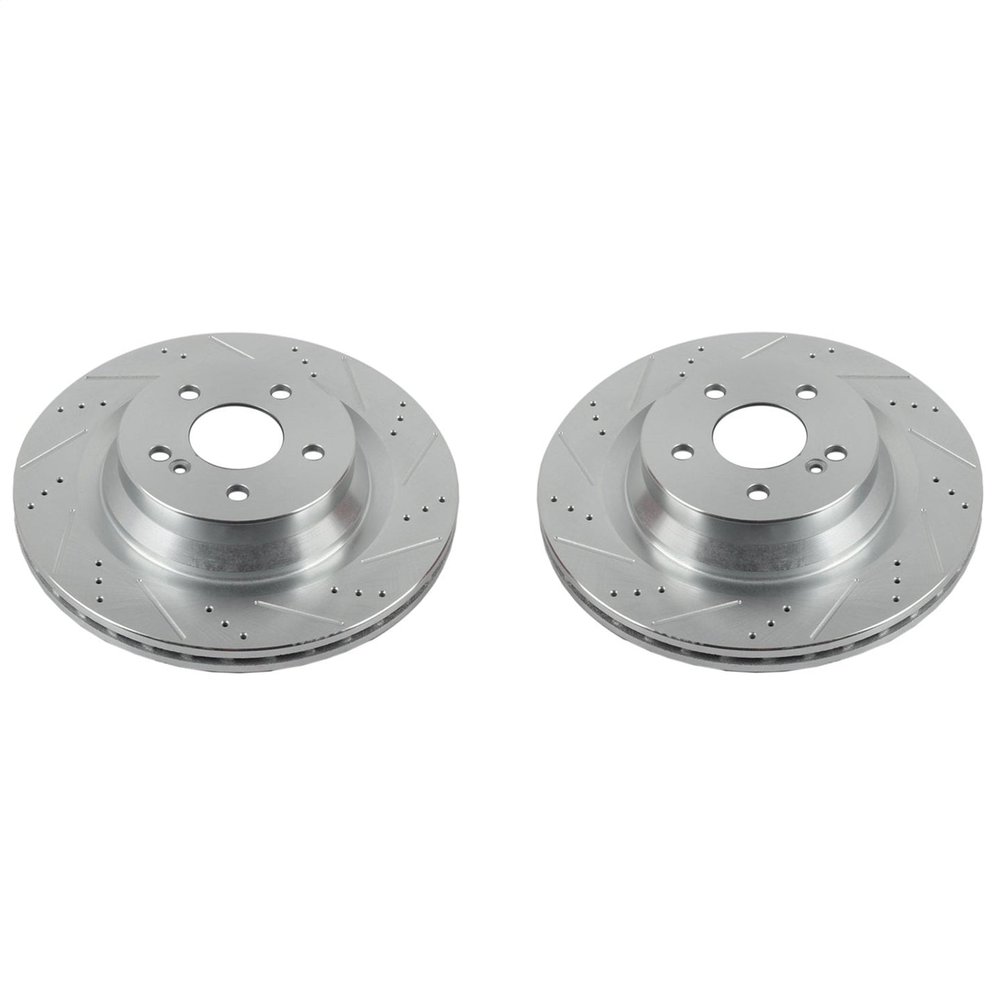 PowerStop Rear Evolution Drilled & Slotted Rotors | Mercedes-Benz CLS550 (12-18) (EBR1451XPR)