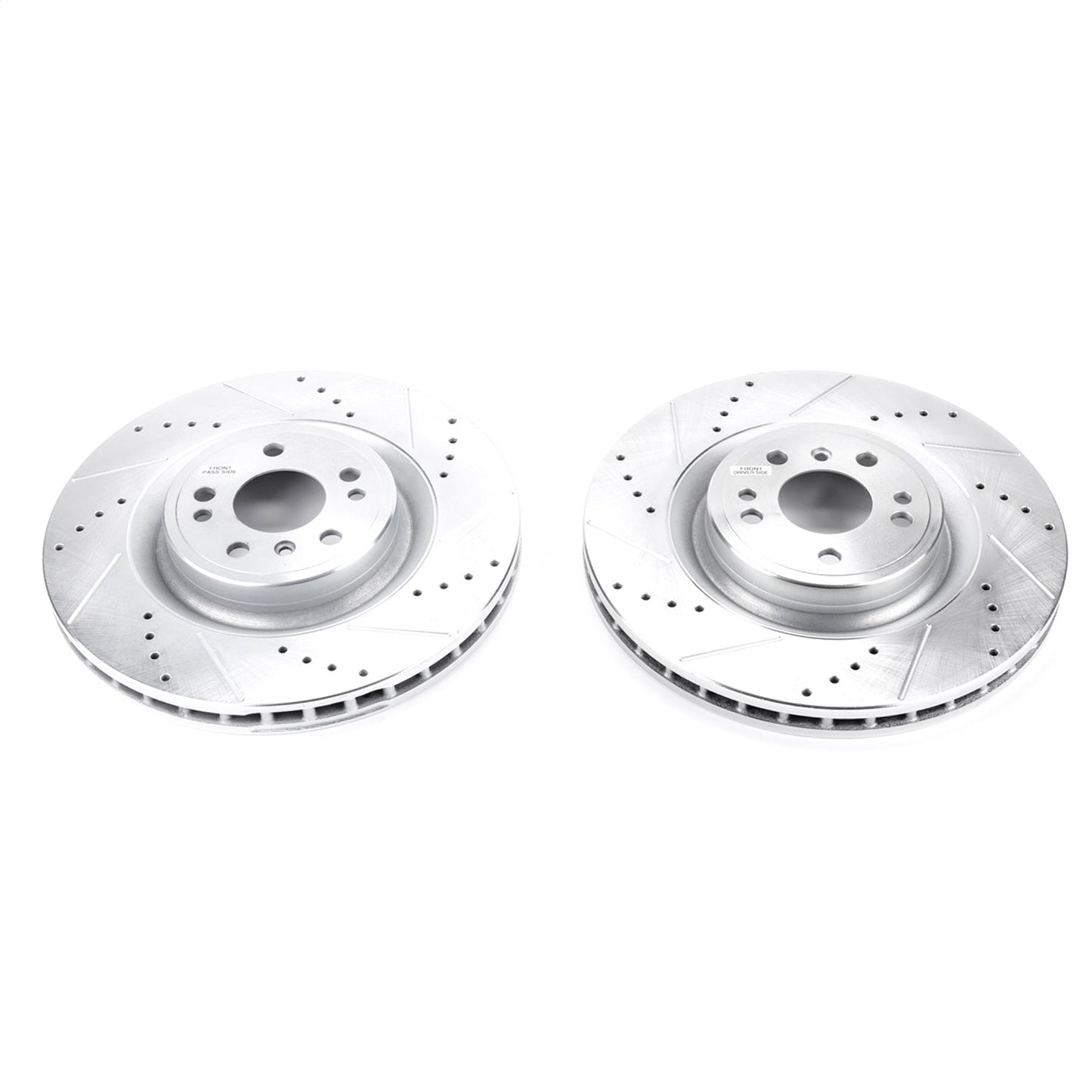 PowerStop Drilled & Slotted Front Rotors | Mercedes-Benz GLE300d (16-17) (EBR1452XPR)