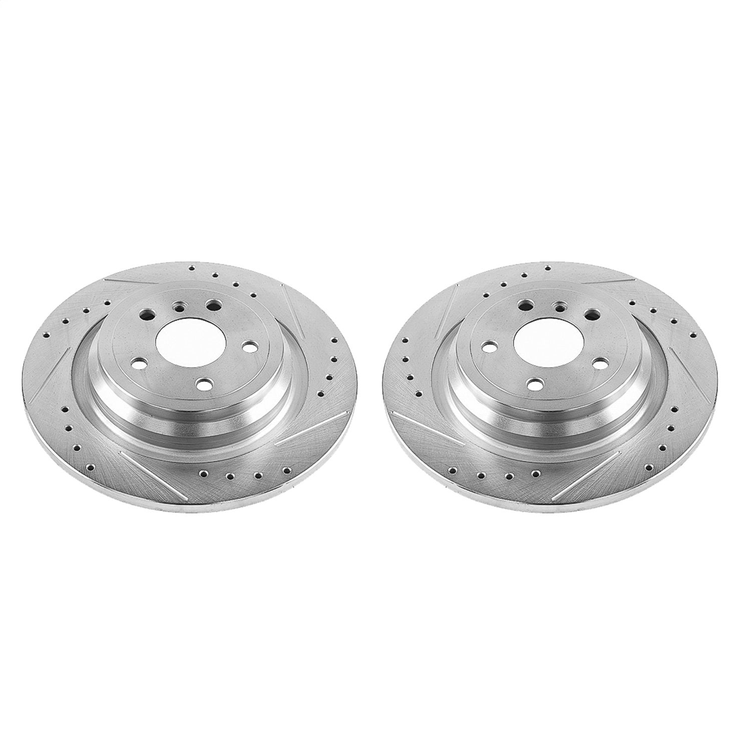 PowerStop Rear Evolution Drilled & Slotted Rotors | Mercedes-Benz GLE300d (16-17) (EBR1457XPR)