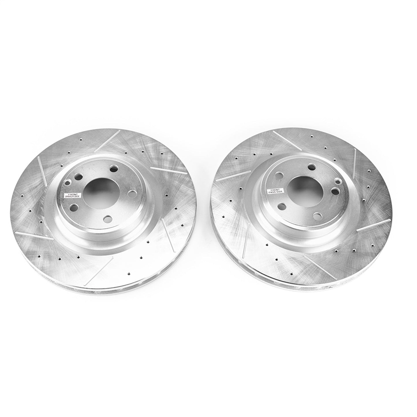 PowerStop Front Evolution Drilled & Slotted Rotors - Pair | Mercedes-Benz SLC300 (17-18) (EBR1458XPR)