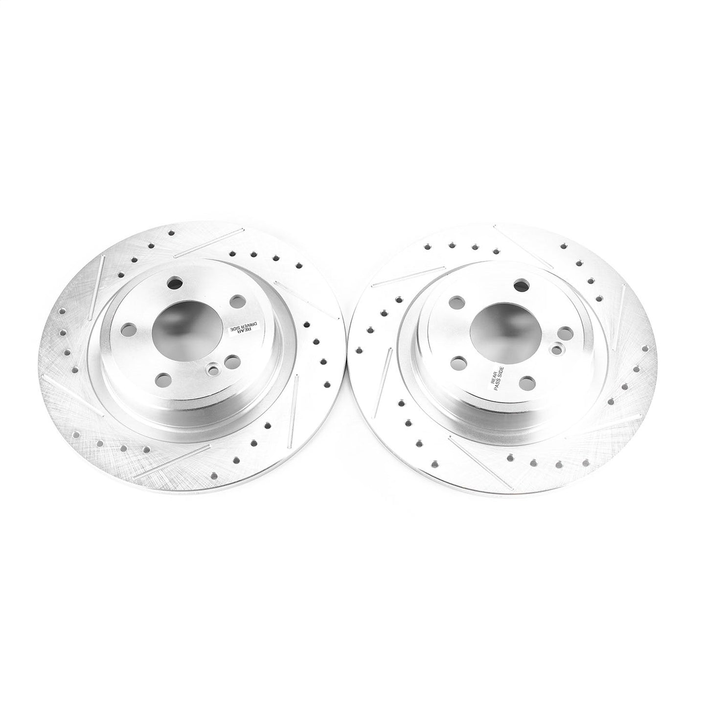 PowerStop Rear Evolution Drilled & Slotted Rotors | Mercedes-Benz SLC300 (17-18) (EBR1459XPR)