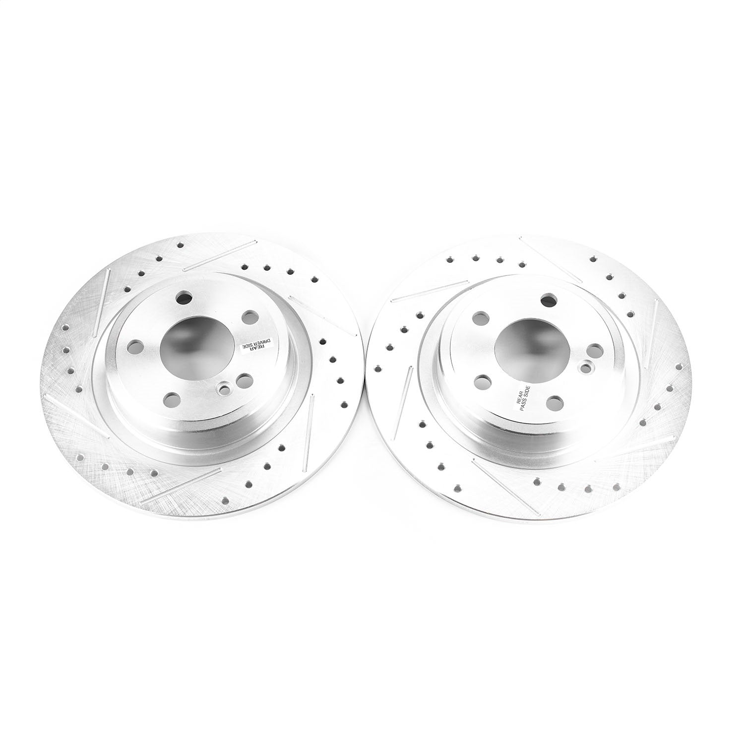 PowerStop Rear Evolution Drilled & Slotted Rotors | Mercedes-Benz SLC300 (17-18) (EBR1459XPR)
