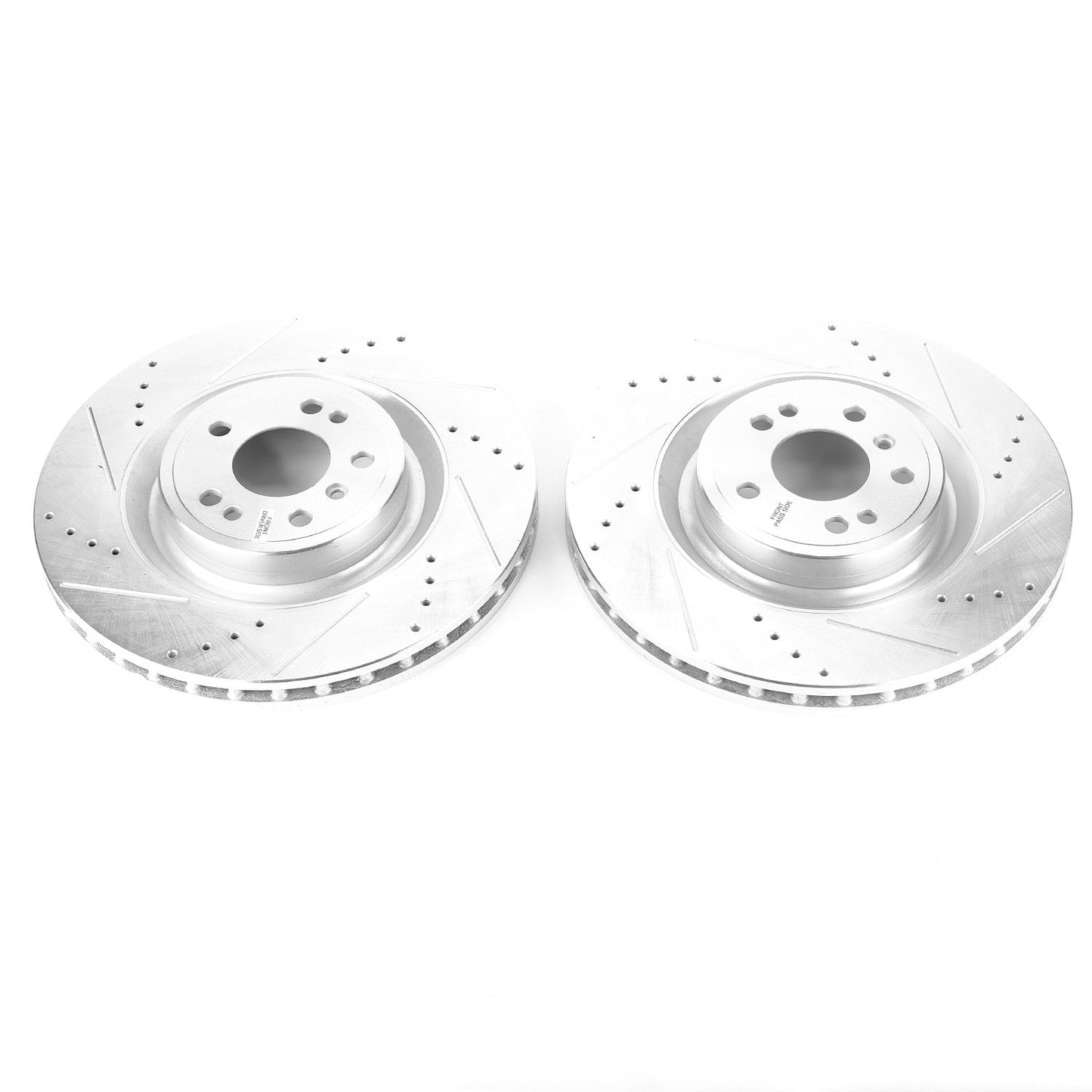 PowerStop Front Evolution Drilled & Slotted Rotors - Pair | Mercedes-Benz GL350 (13-16) (EBR1463XPR)