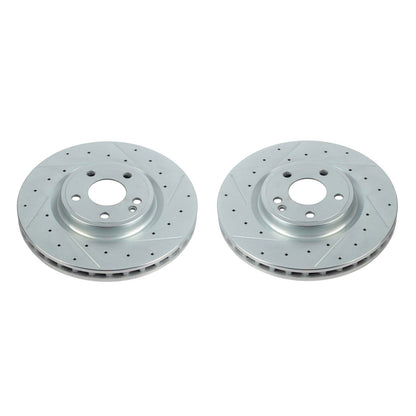 PowerStop Front Evolution Drilled & Slotted Rotors - Pair | Infiniti QX30 (17-19) (EBR1487XPR)