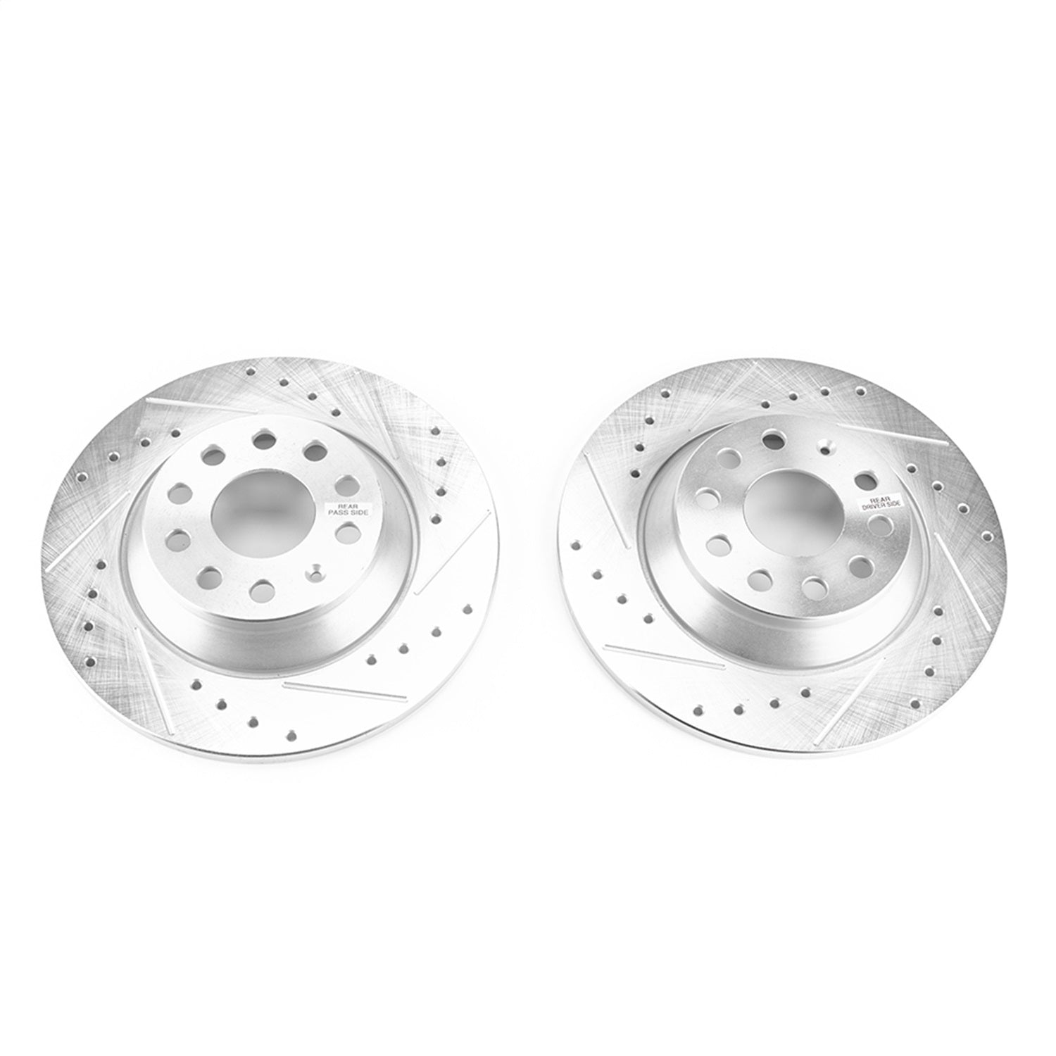 PowerStop Drilled & Slotted Rear Rotors | Audi A3 (15-16) (EBR1498XPR)