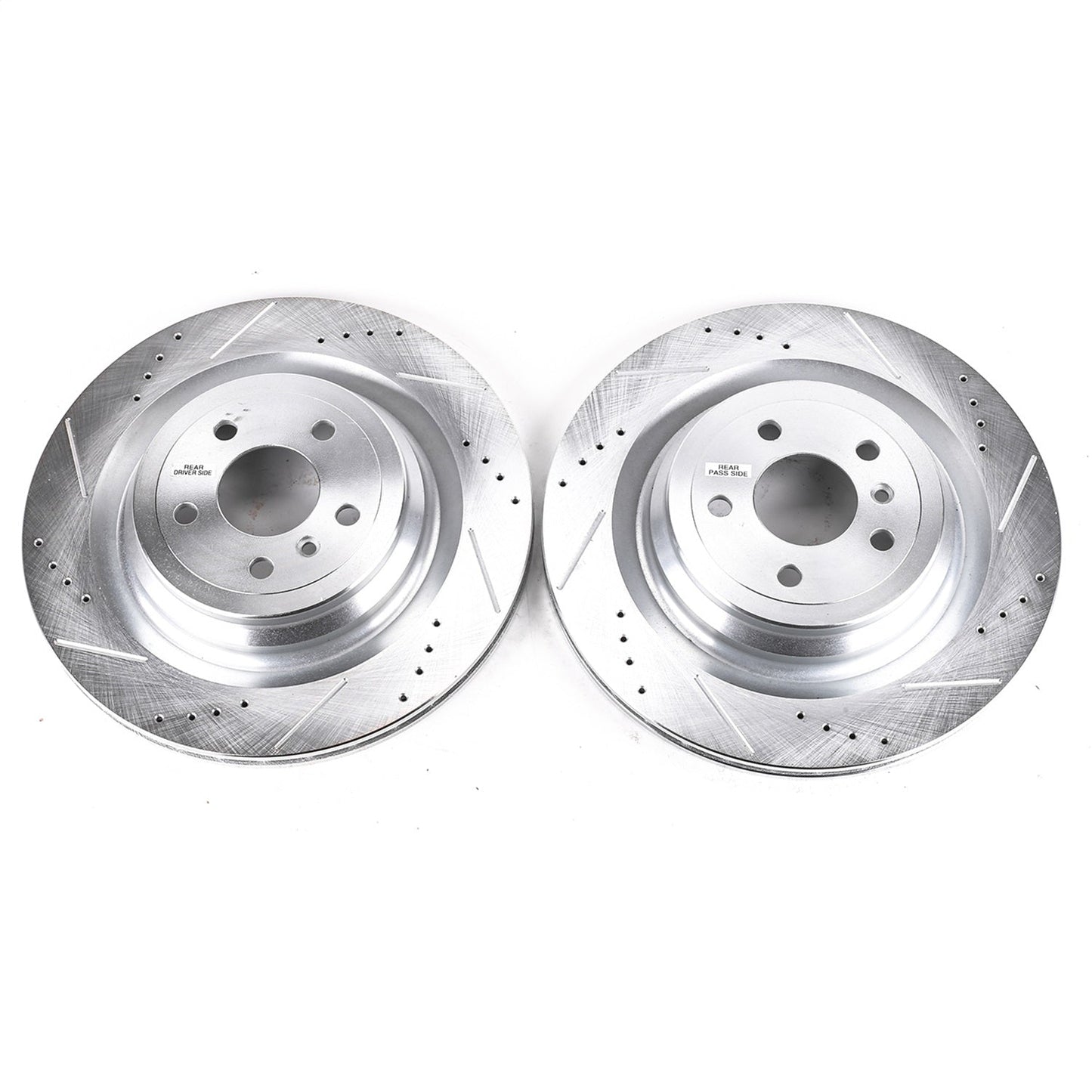 PowerStop Rear Evolution Drilled & Slotted Rotors - Pair | Mercedes-Benz GL350 (13-16) (EBR1600XPR)