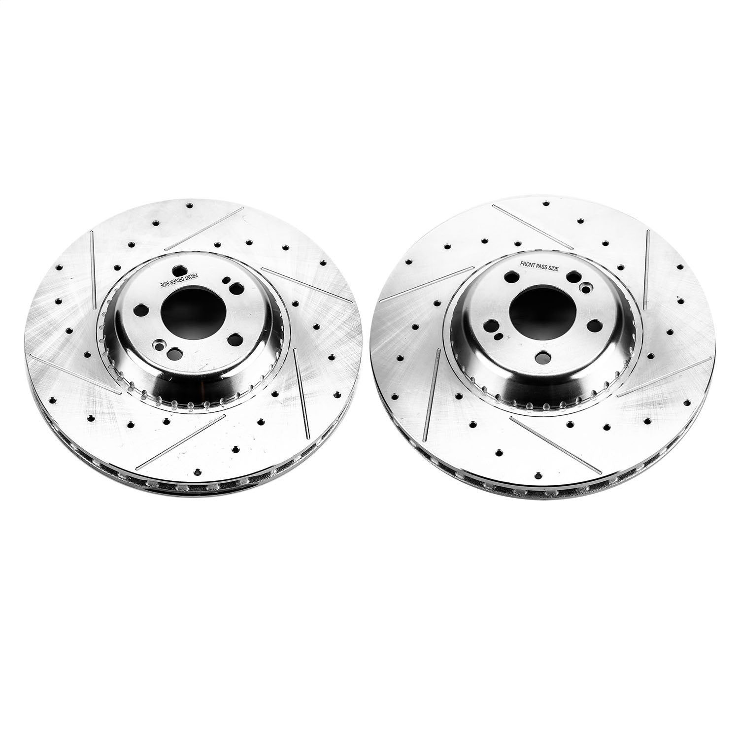 PowerStop Front Drilled & Slotted Rotor Pair | Mercedes-Benz S560 (18-21) (EBR1601XPR)
