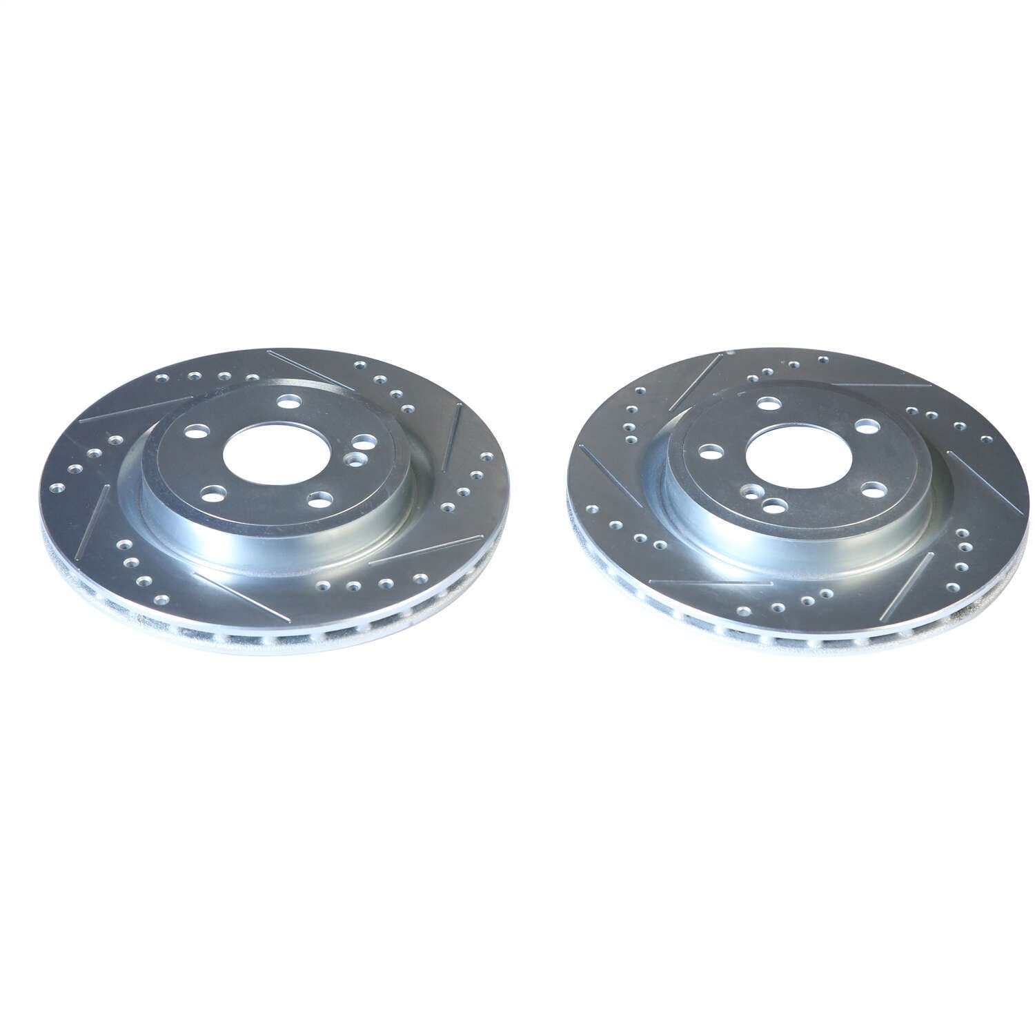 PowerStop Drilled & Slotted Rear Rotors | Mercedes-Benz CLA250 (14-19) (EBR1607XPR)