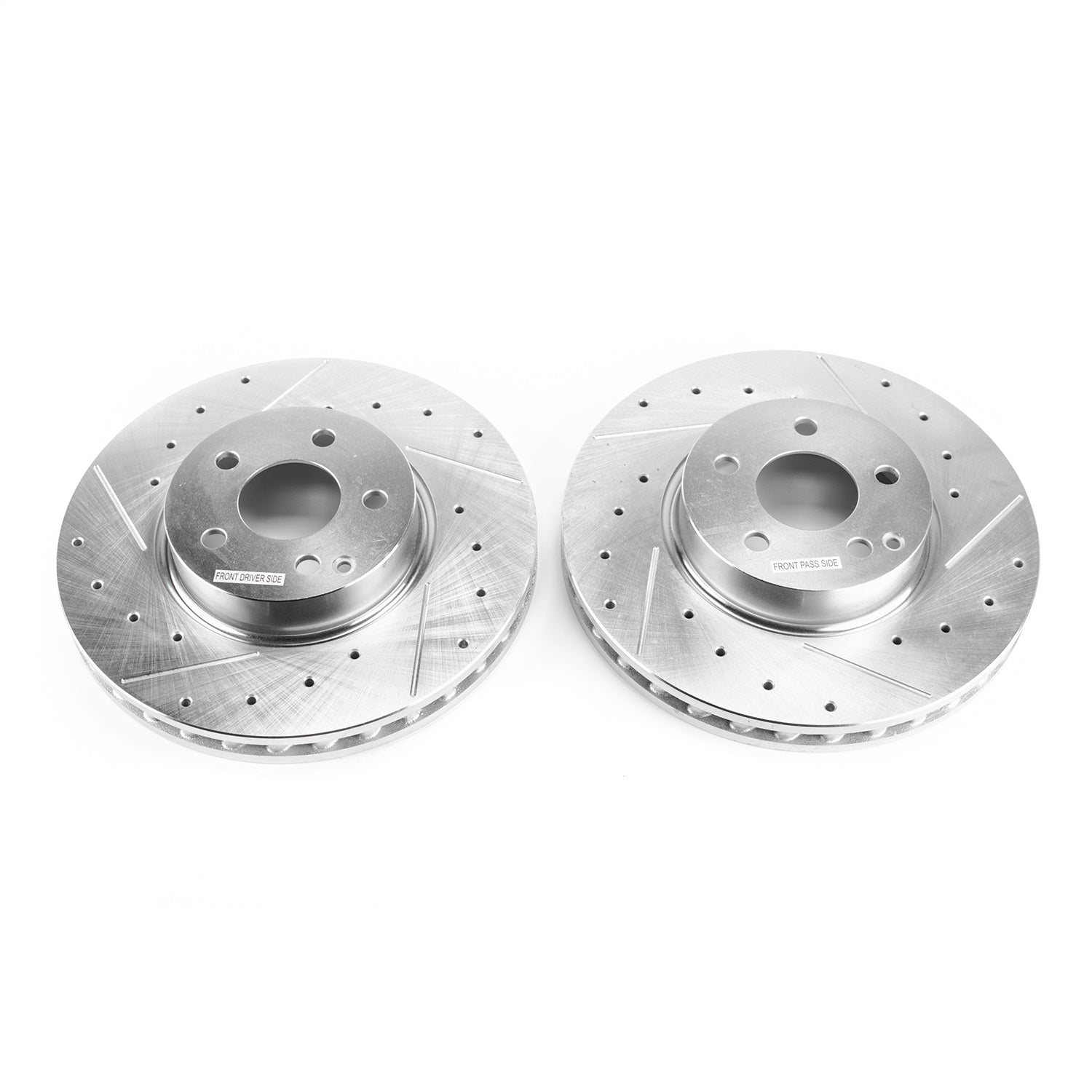 PowerStop Drilled & Slotted Front Rotors | Mercedes-Benz C300 (14) (EBR1627XPR)
