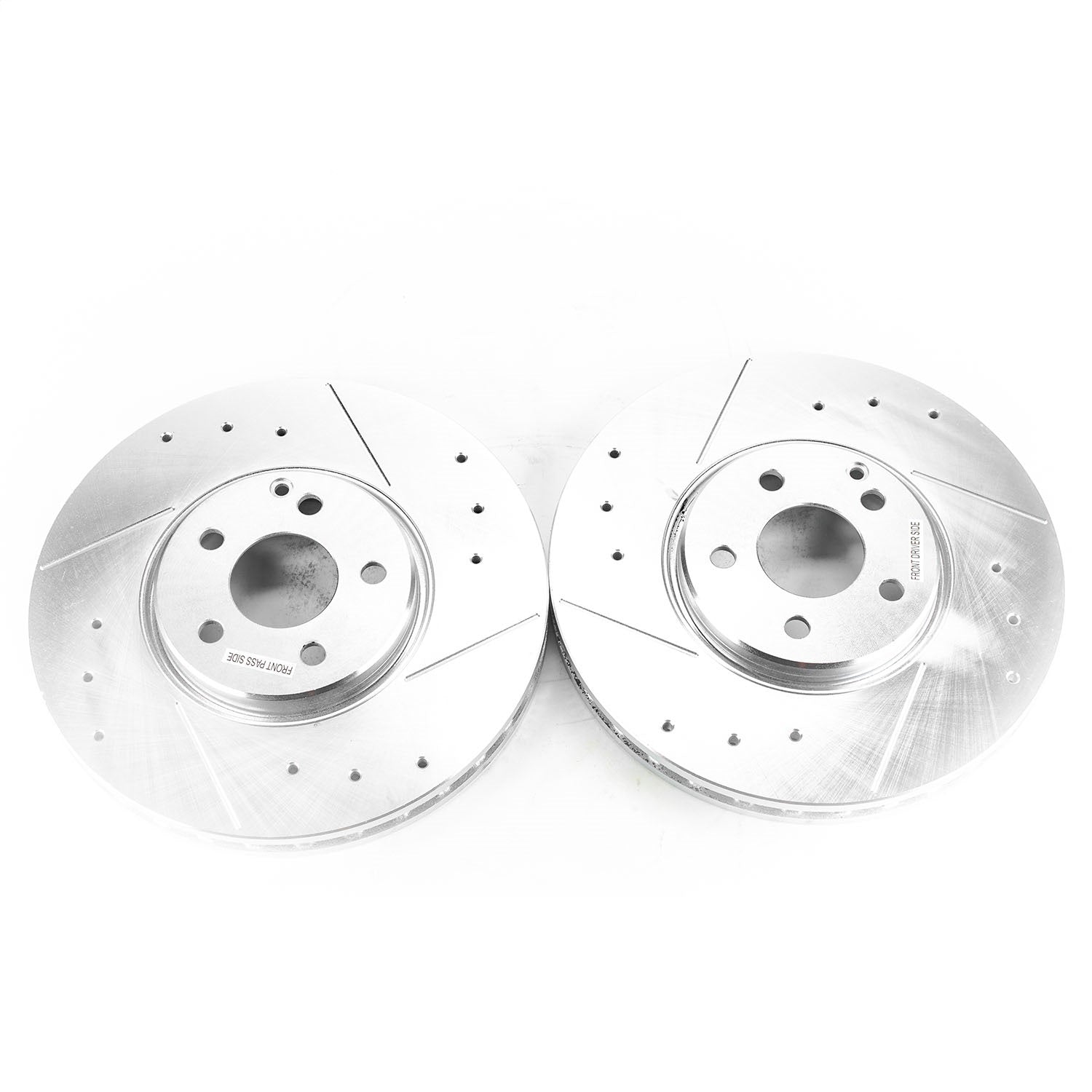 PowerStop Drilled & Slotted Front Rotors | Mercedes-Benz E500 (04-06) (EBR1628XPR)