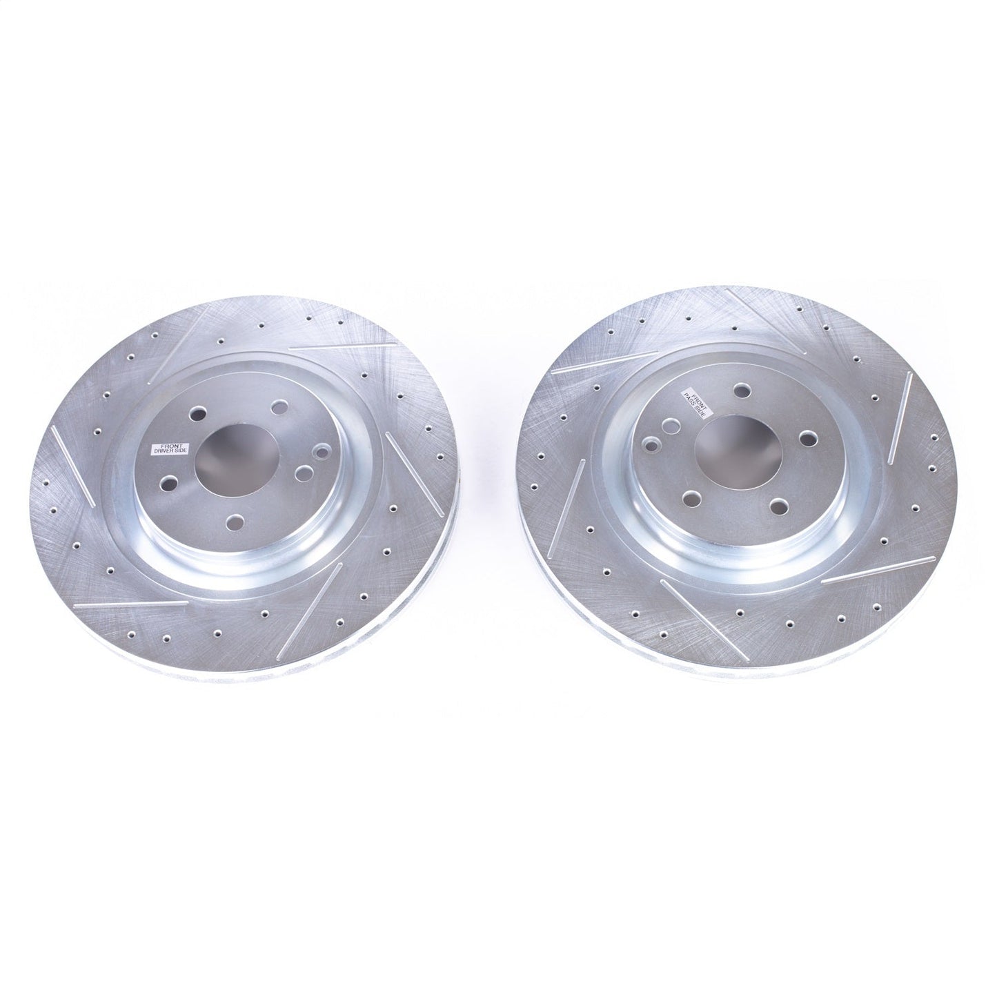 PowerStop Front Evolution Drilled & Slotted Rotors - Pair | Mercedes-Benz CLK500 (03-06) (EBR1630XPR)